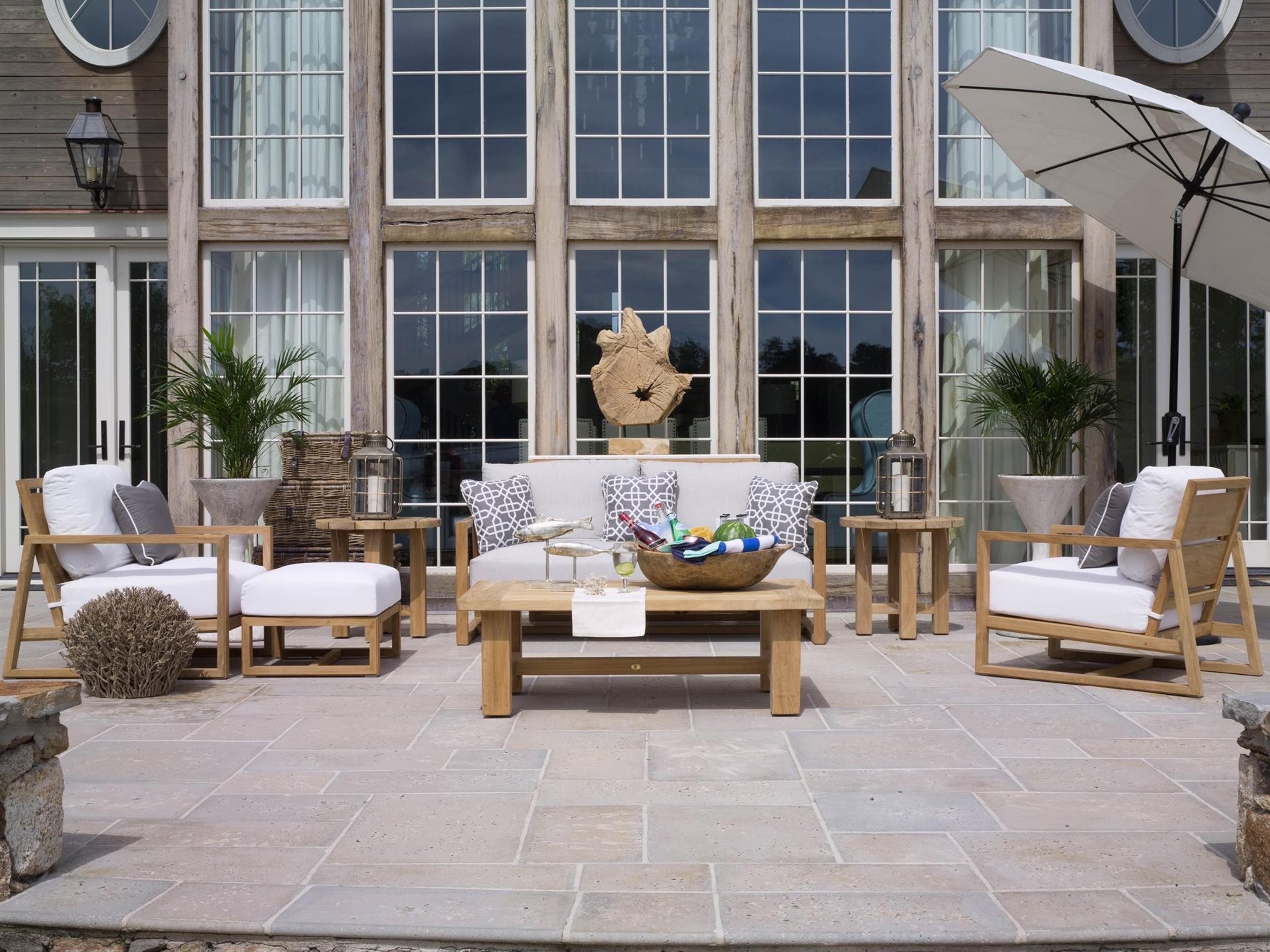 Avondale Teak Cushion Outdoor Lounge Set