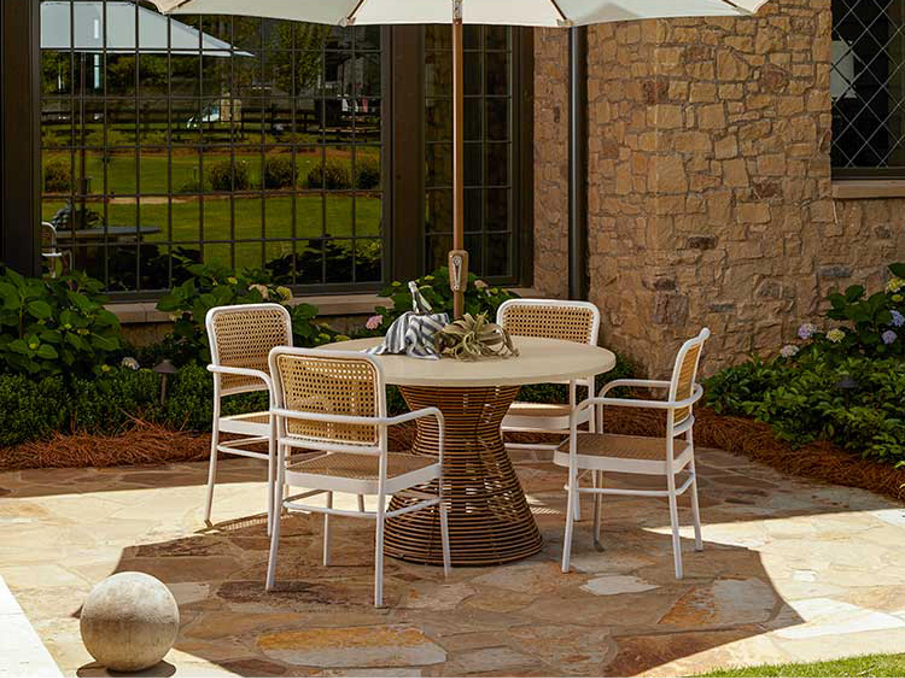 Bordeaux Aluminum Outdoor Dining Set