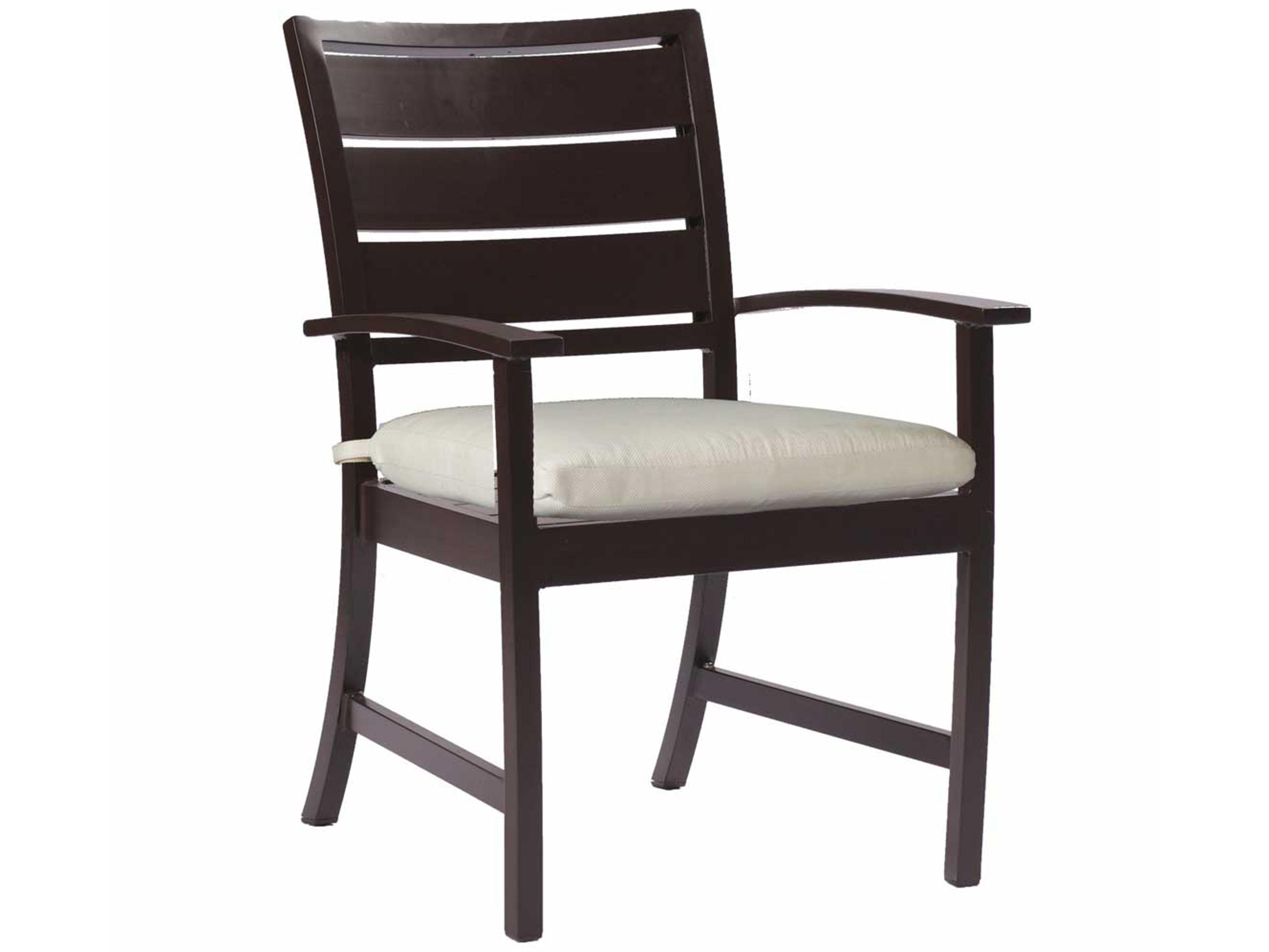 Charleston Aluminum Dining Arm Chair Seat Replacement Cushions