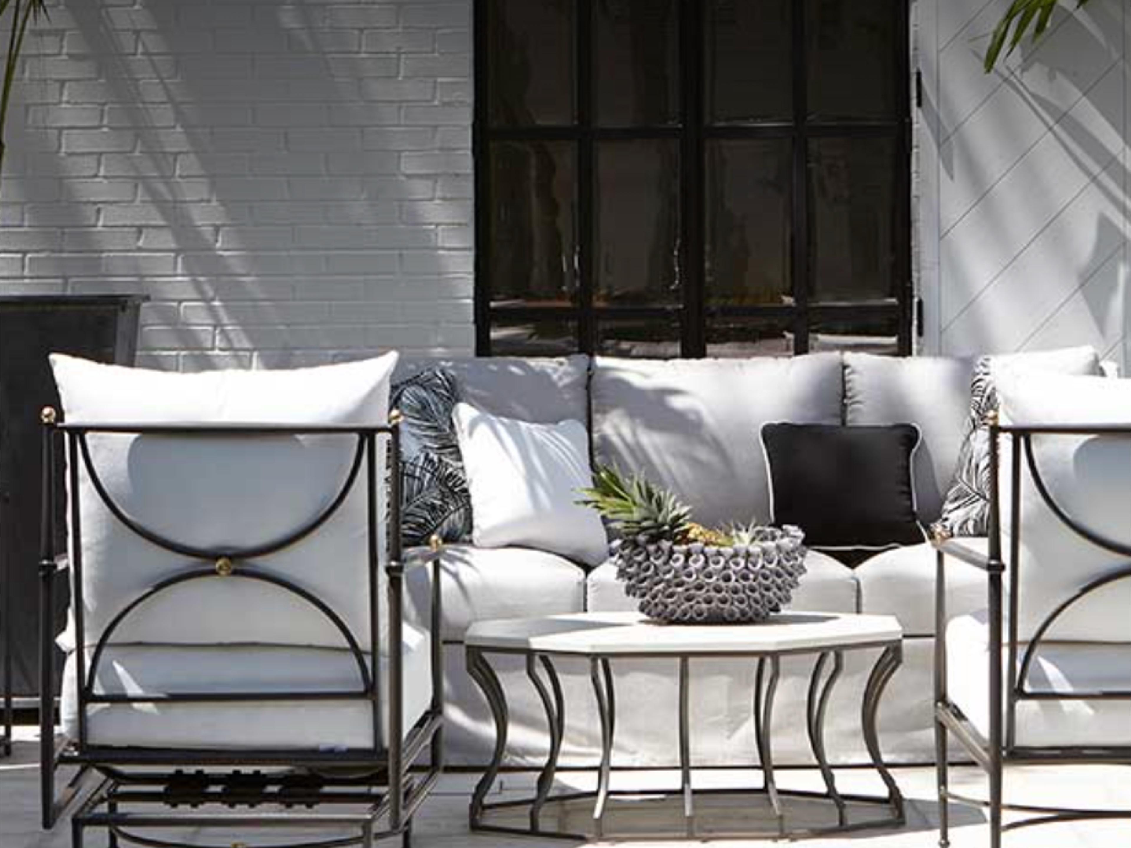 Roma Aluminum Cushion Outdoor Patio Lounge Set