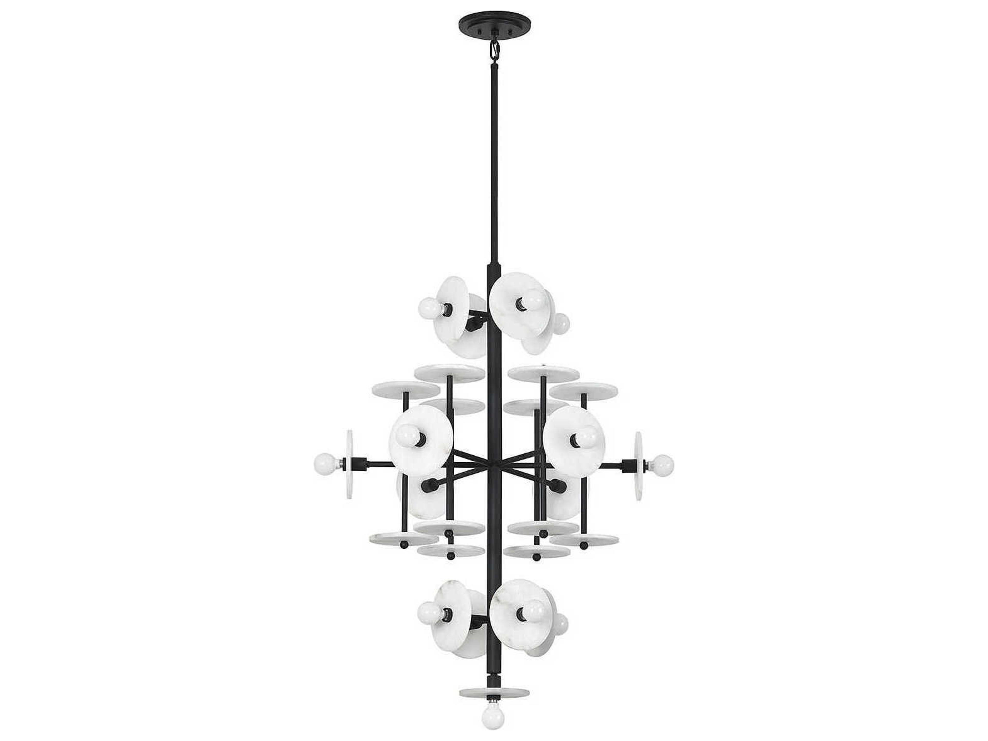 Savoy House Amani 15-Light Black Cashmere Chandelier