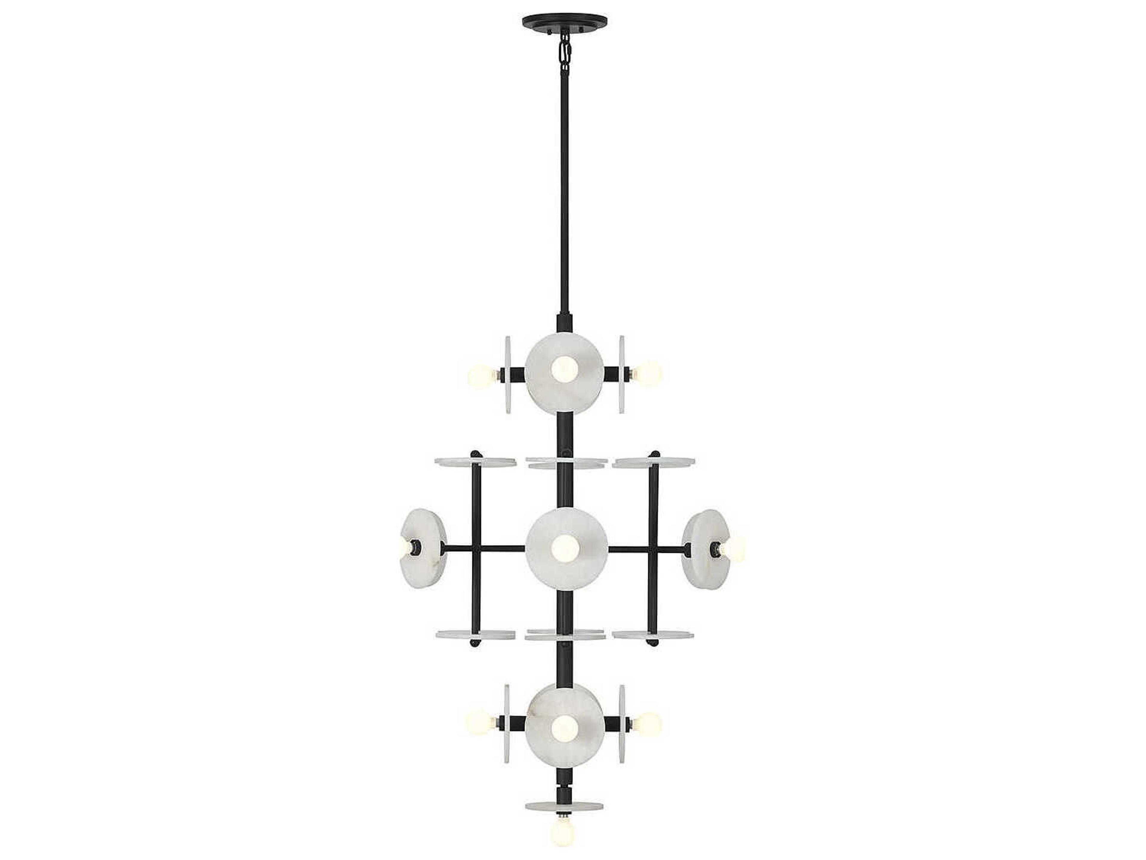 Savoy House Amani 15-Light Black Cashmere Chandelier