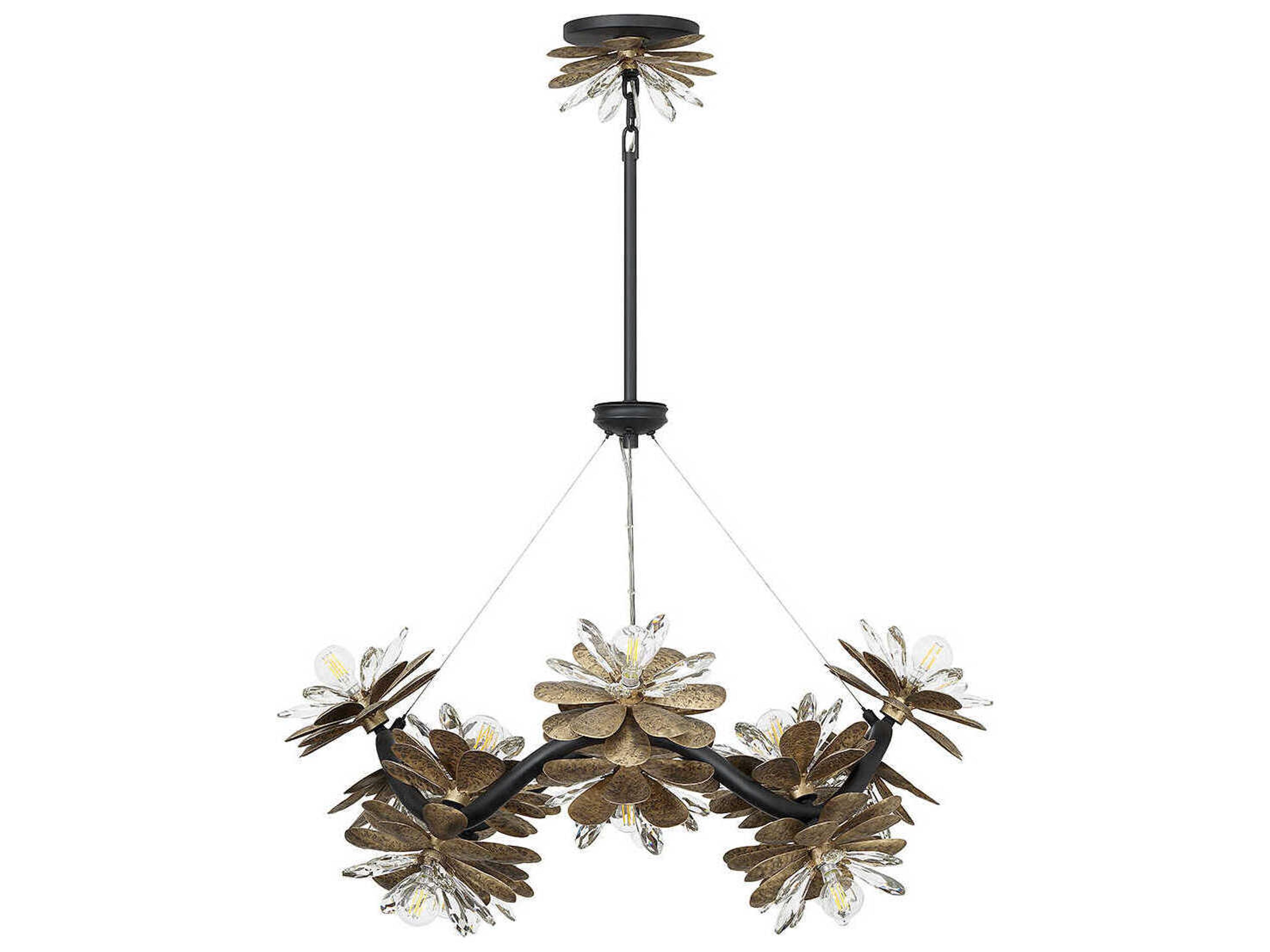 Savoy House Giselle 16-Light Delphine Bronze Crystal Chandelier