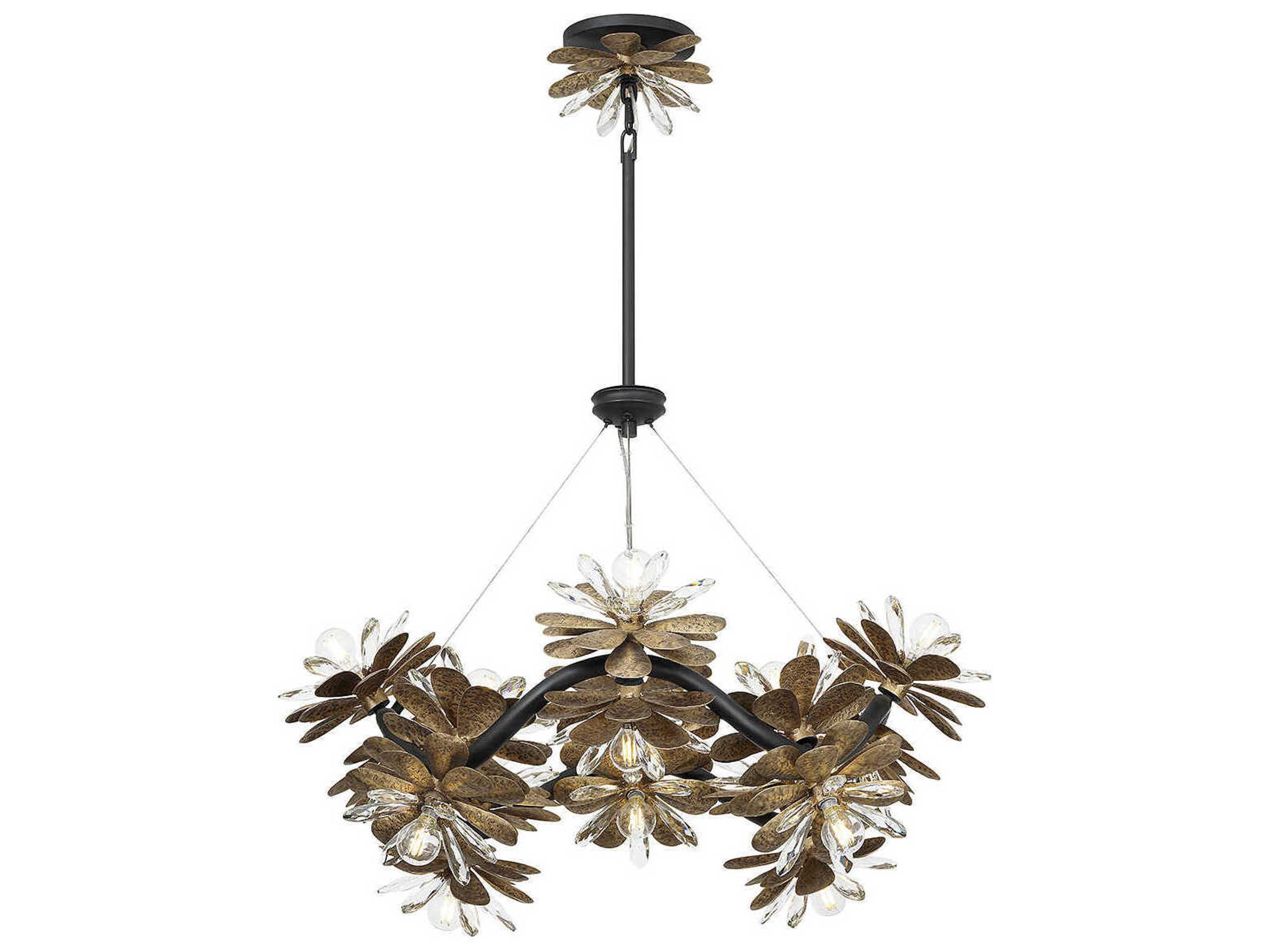 Savoy House Giselle 16-Light Delphine Bronze Crystal Chandelier