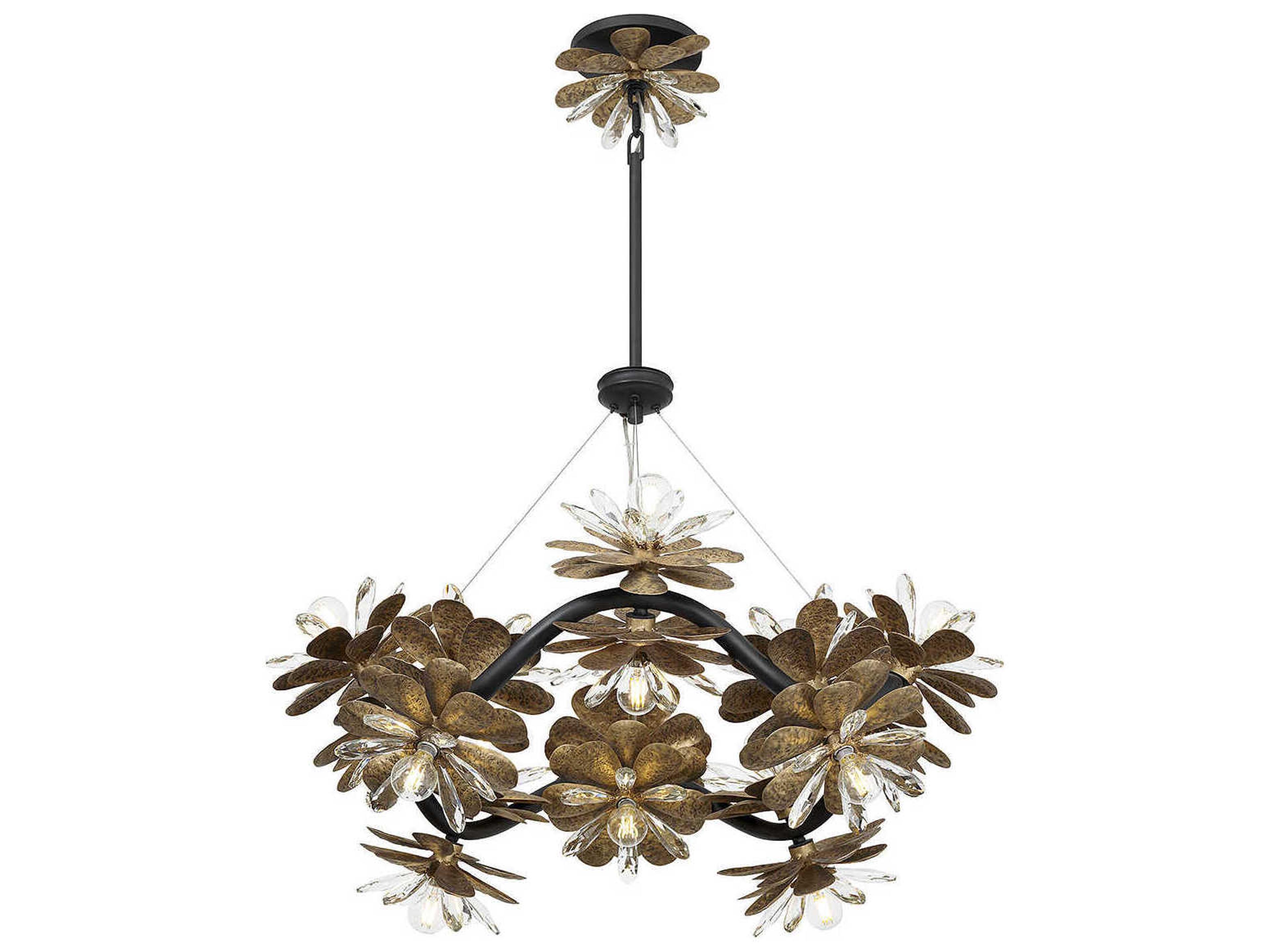 Savoy House Giselle 16-Light Delphine Bronze Crystal Chandelier