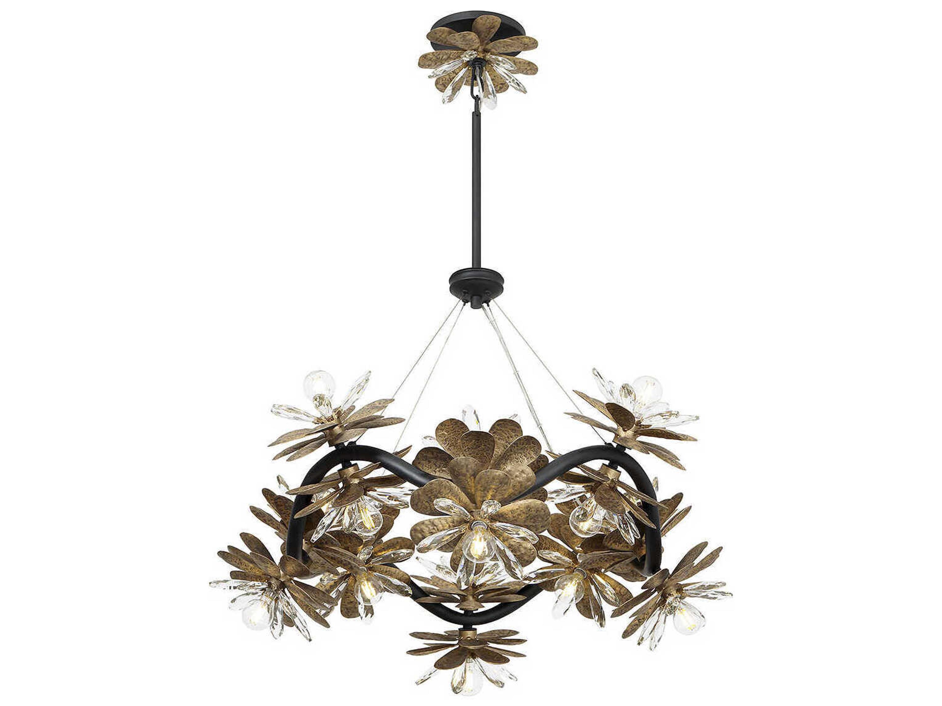 Savoy House Giselle 16-Light Delphine Bronze Crystal Chandelier
