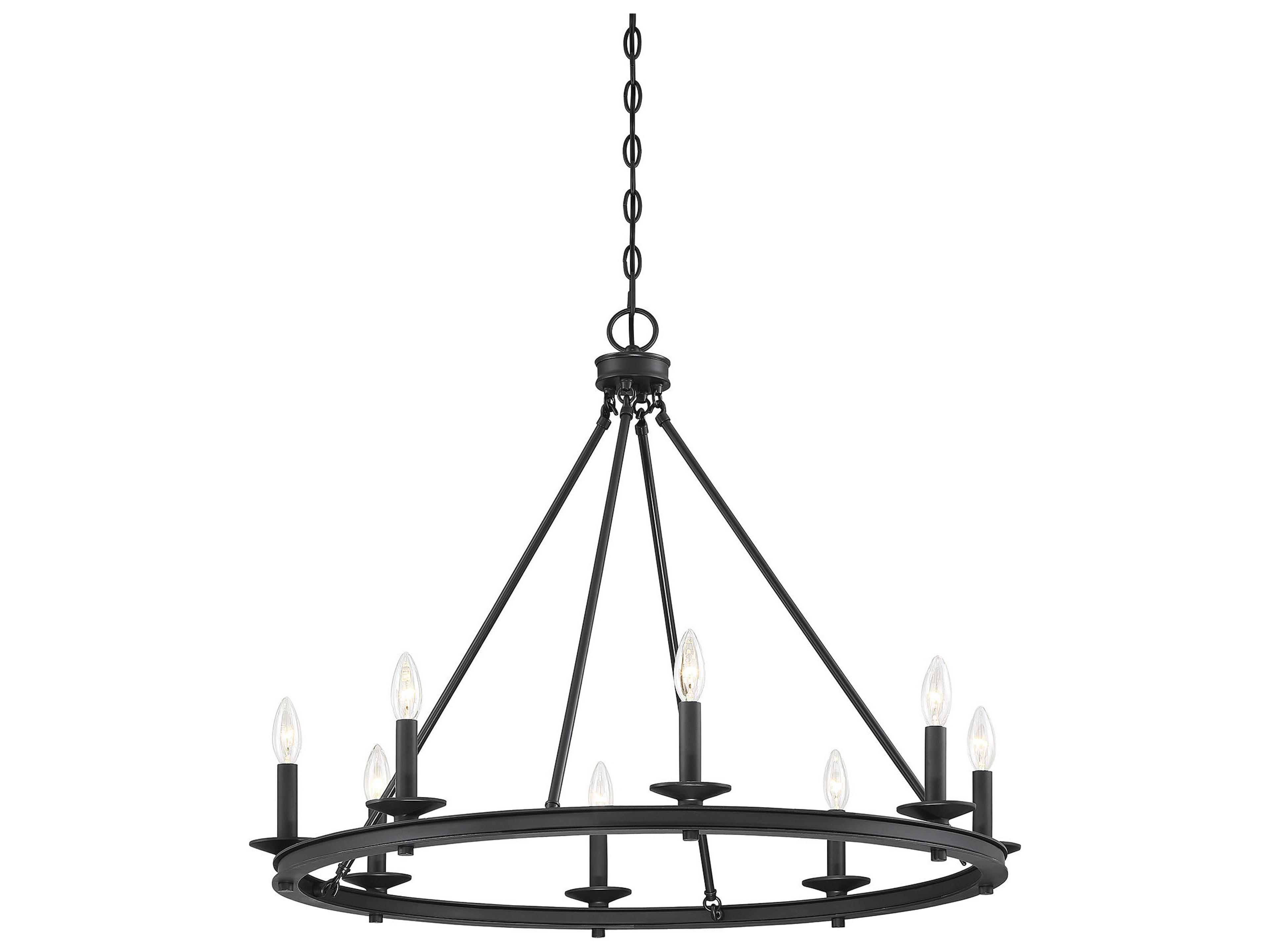 Savoy House Middleton 8-Light Classic Bronze Candelabra Chandelier