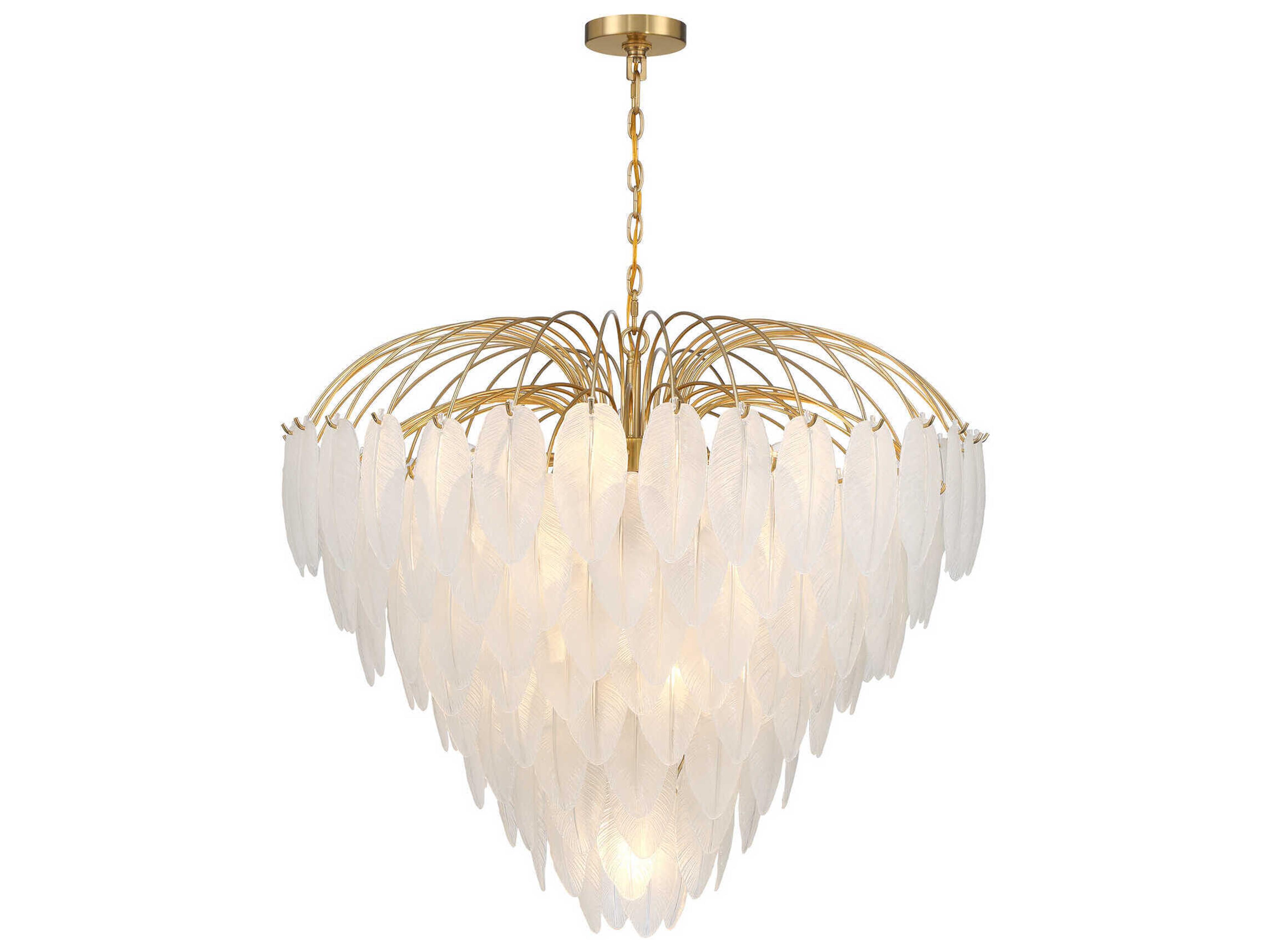 Savoy House Boa 15-Light Warm Brass Chandelier