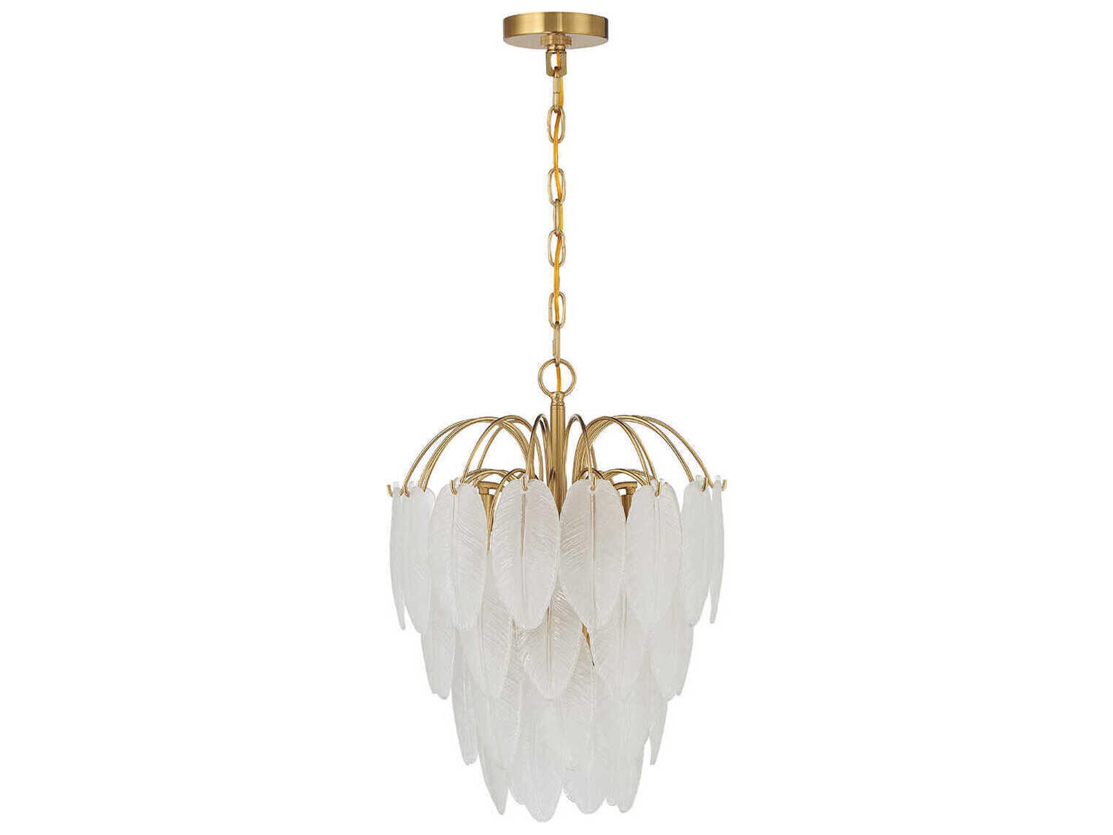 Savoy House Boa 5-Light Warm Brass Tiered Chandelier