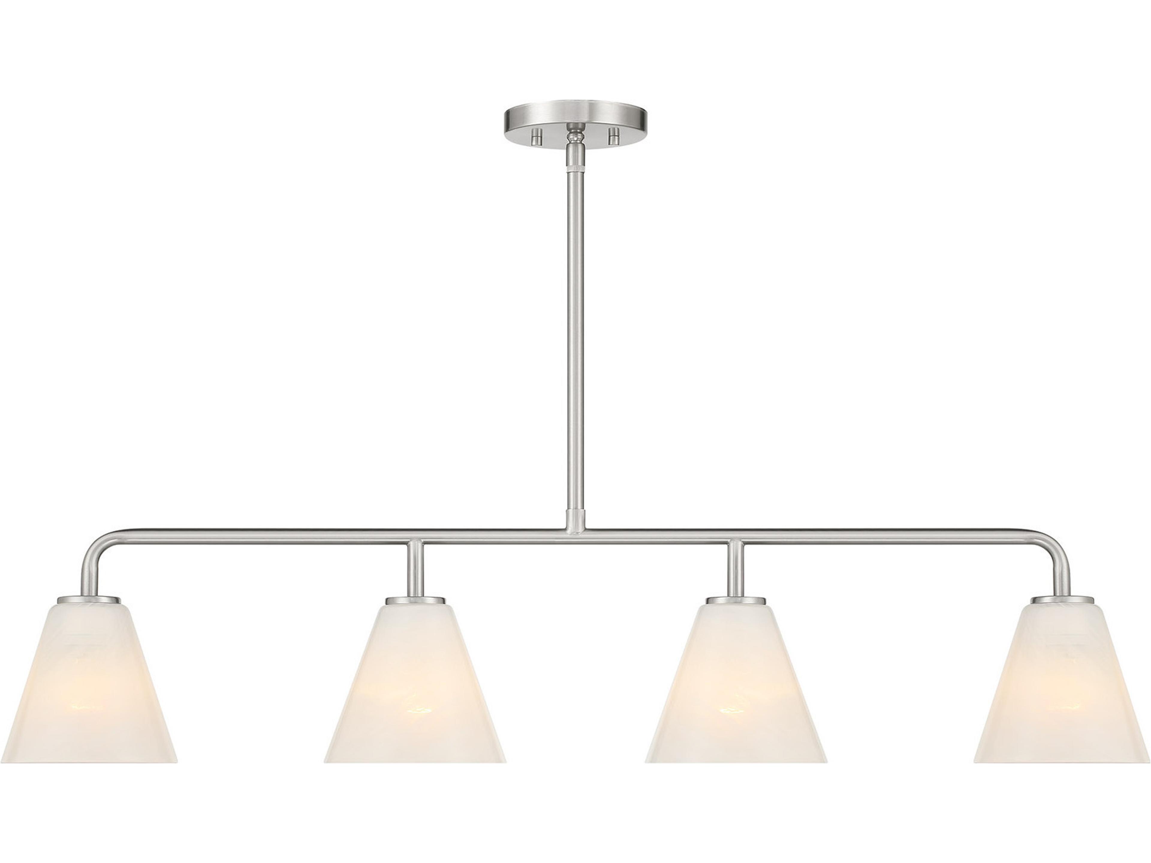 Blair 4-Light Satin Nickel Island Pendant