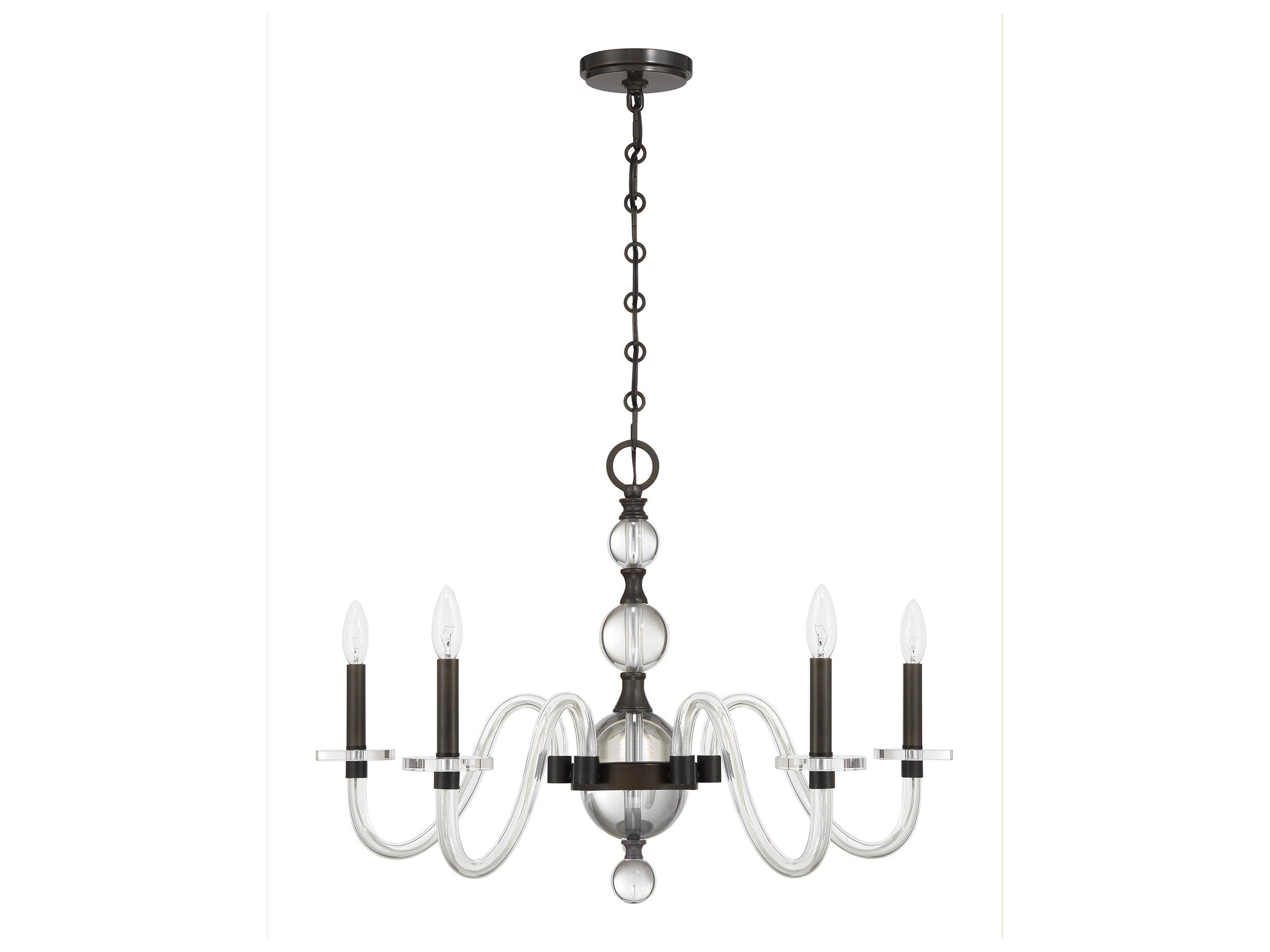 Savoy House Aragon 5-Light Mediterranean Bronze Traditional Candelabra Chandelier