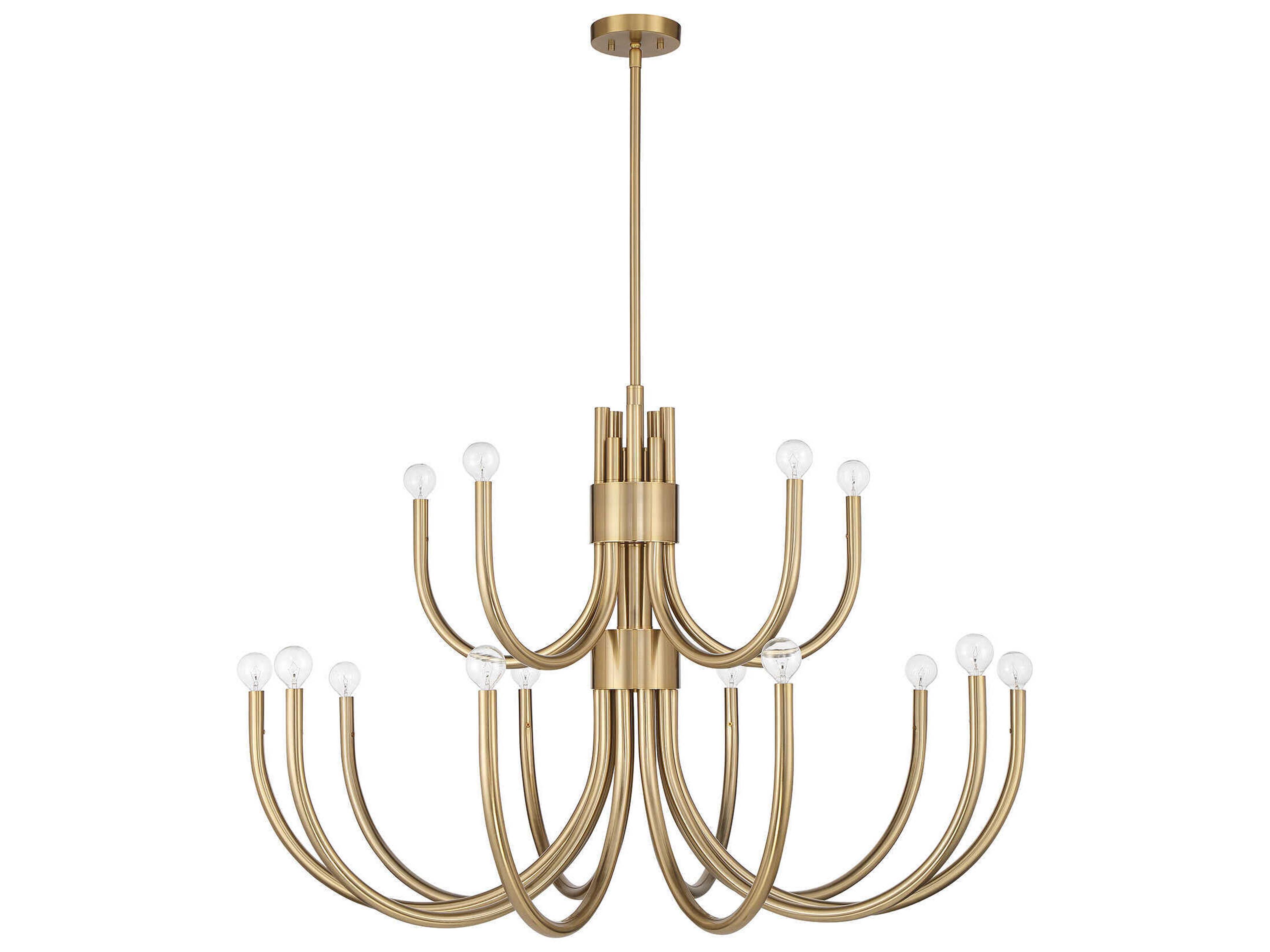 Savoy House Sorrento 15-Light Noble Brass Chandelier