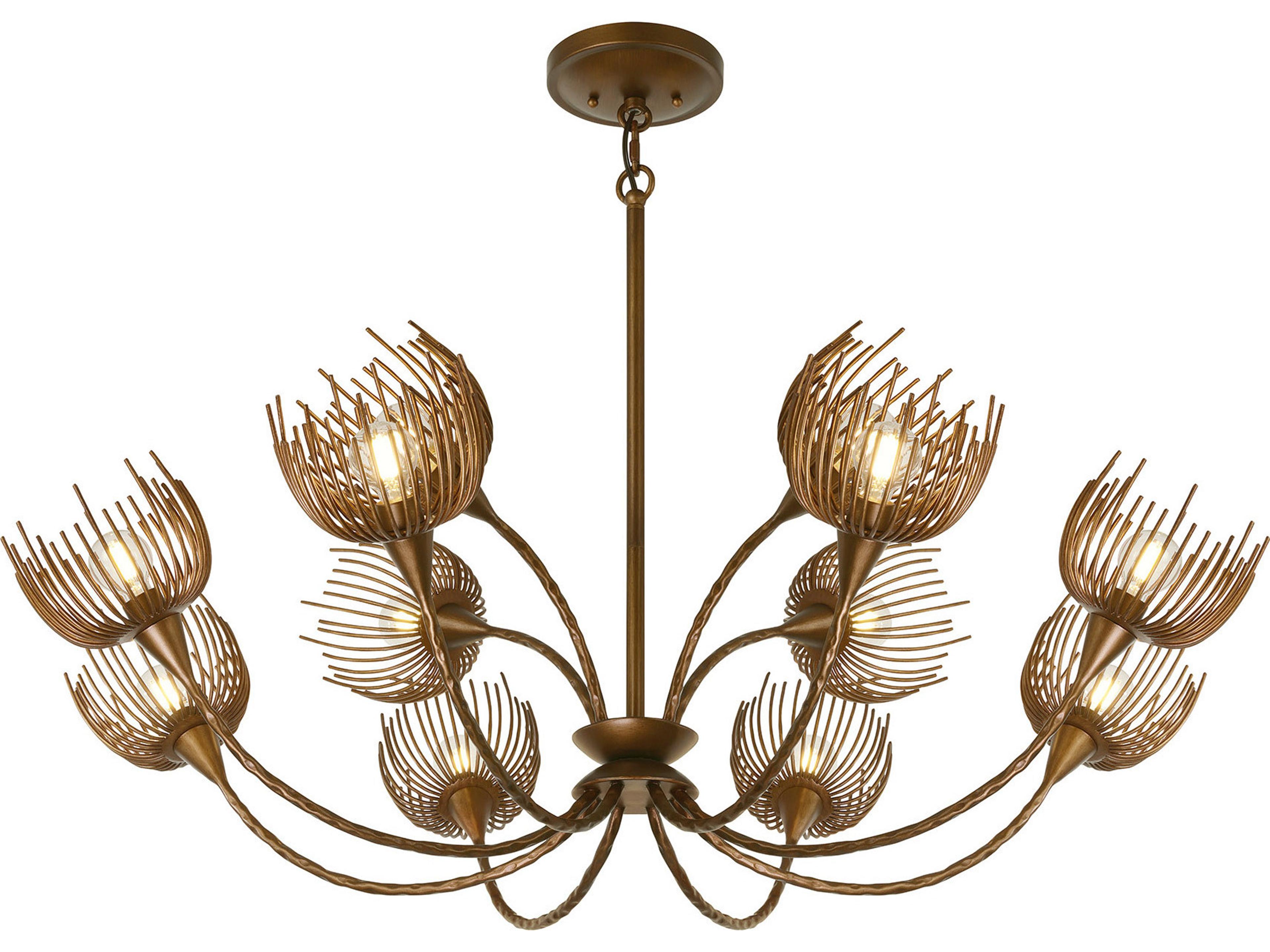 Savoy House Protea 12-Light Manchester Bronze Chandelier