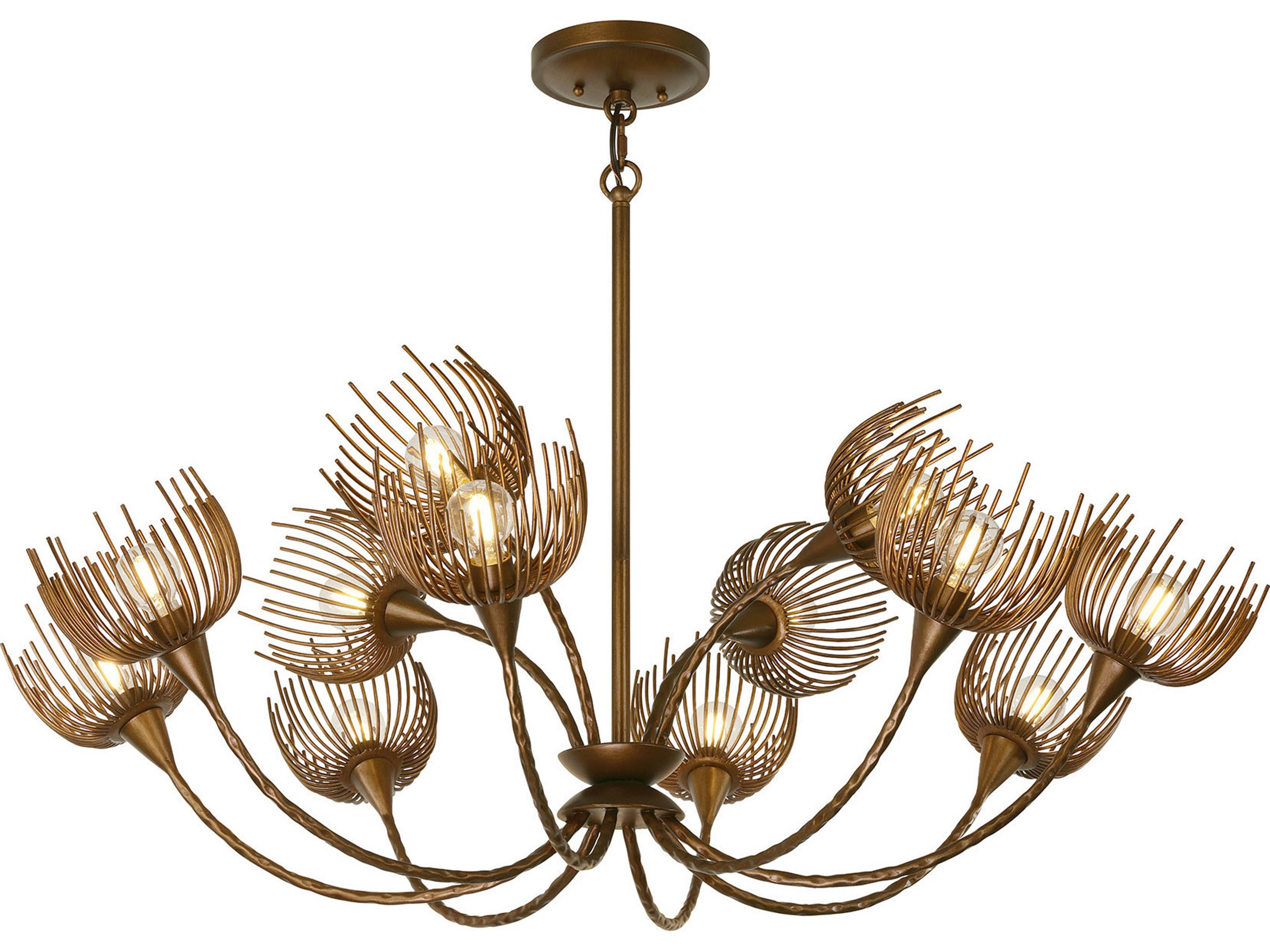Savoy House Protea 12-Light Manchester Bronze Chandelier