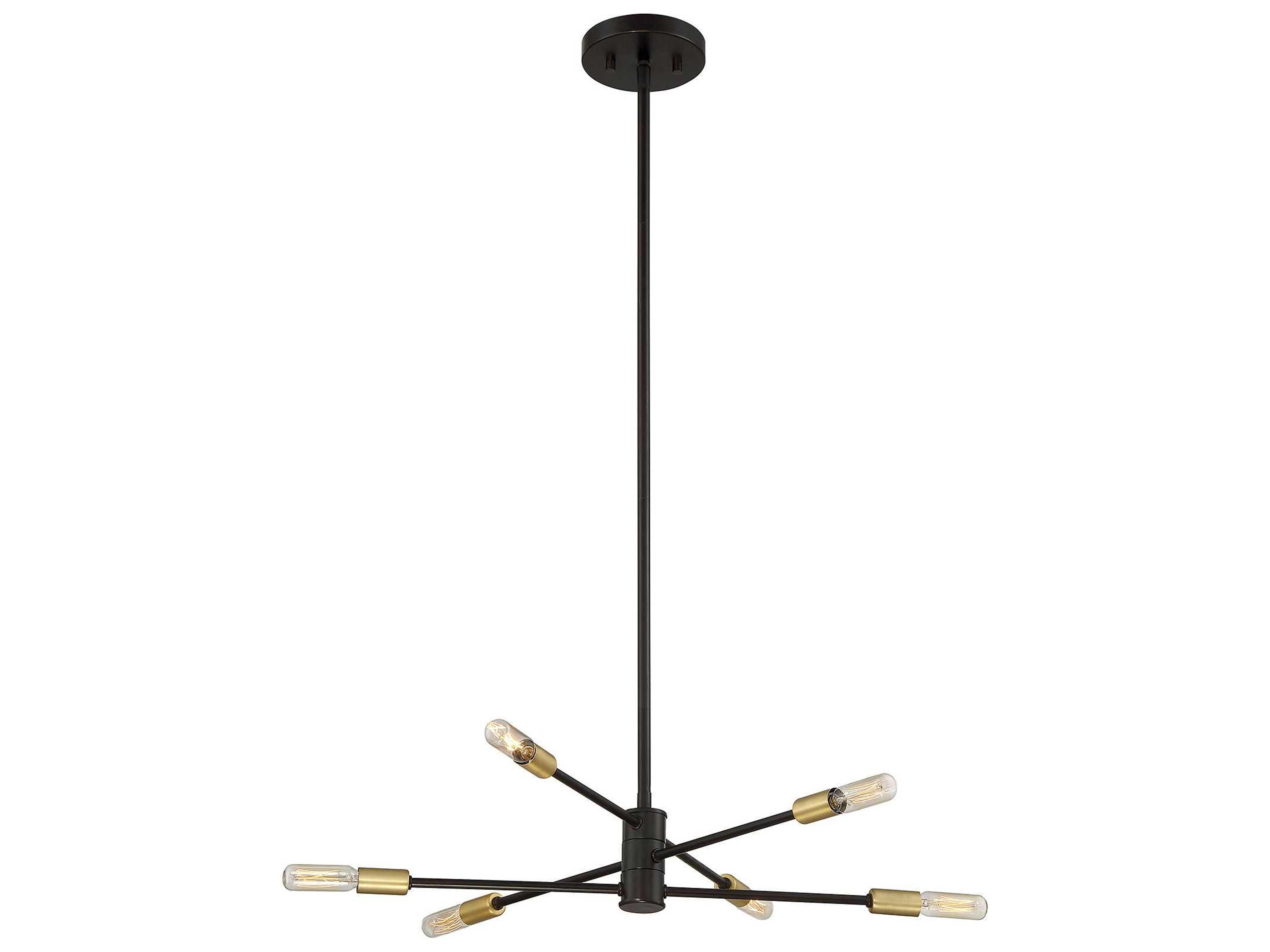 Savoy House Lyrique 6-Light Bronze Brass Pendant