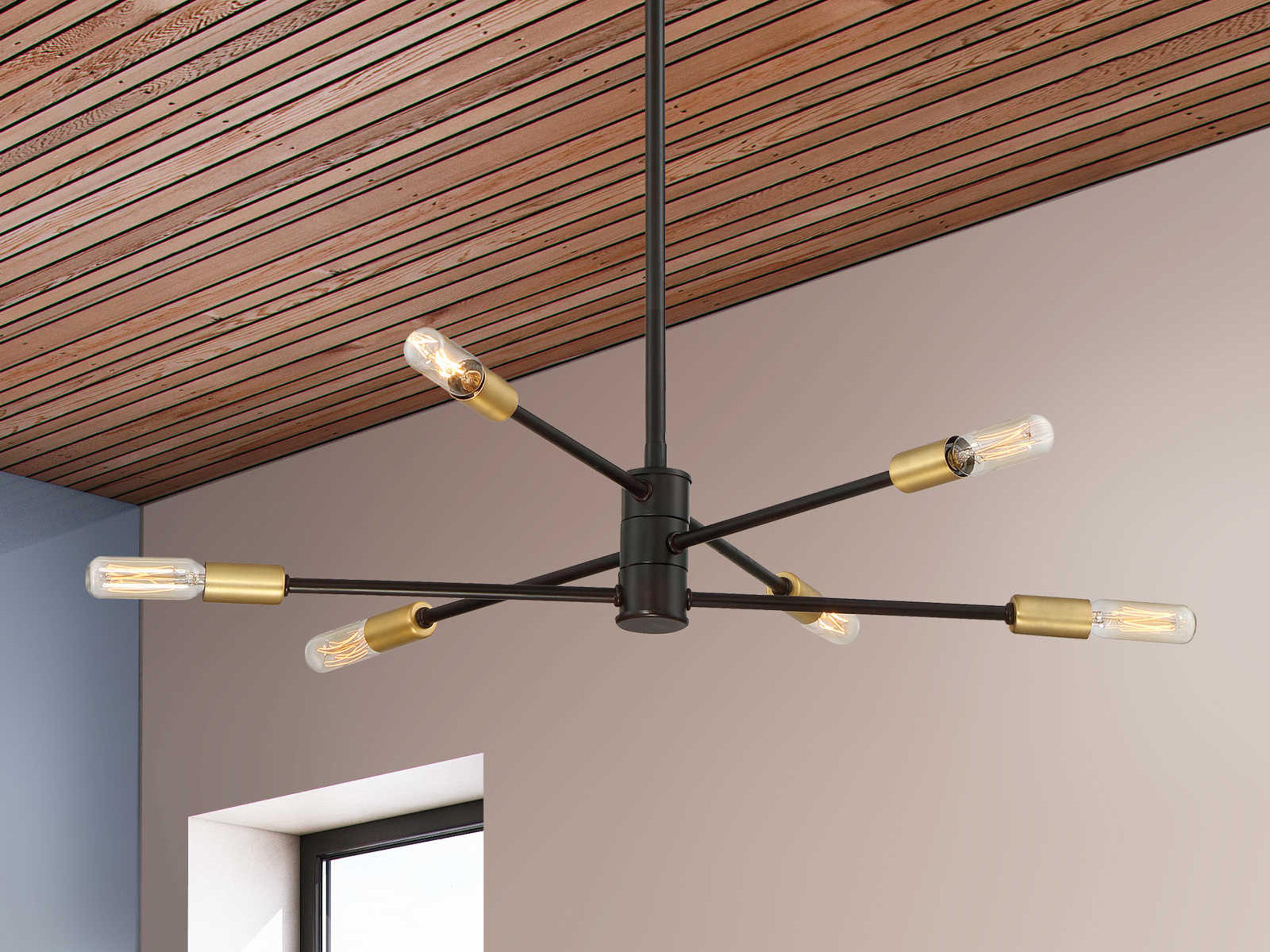 Savoy House Lyrique 6-Light Bronze Brass Pendant