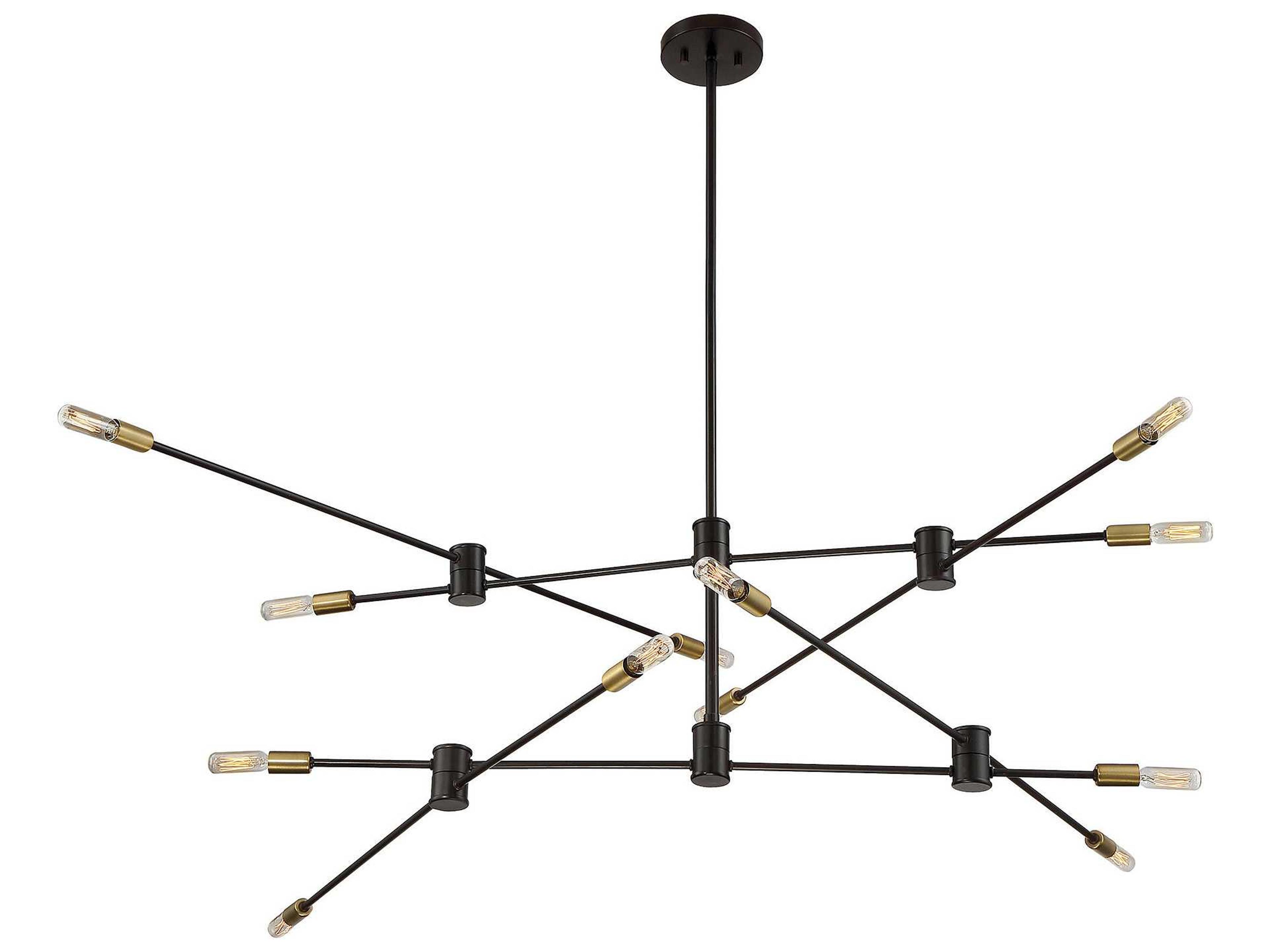 Savoy House Lyrique 12-Light Bronze Brass Pendant
