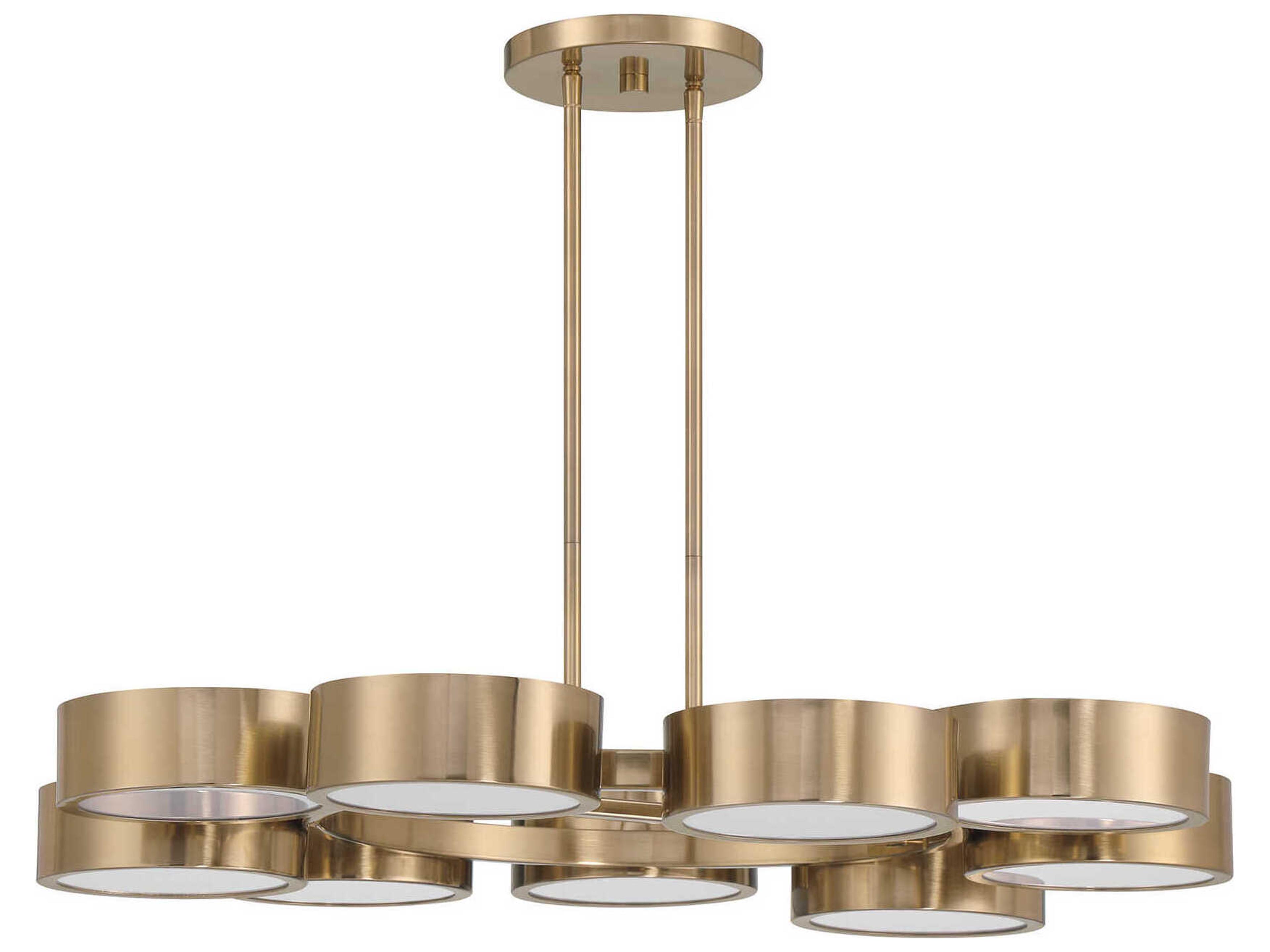 Savoy House Talamanca 9-Light Noble Brass Chandelier
