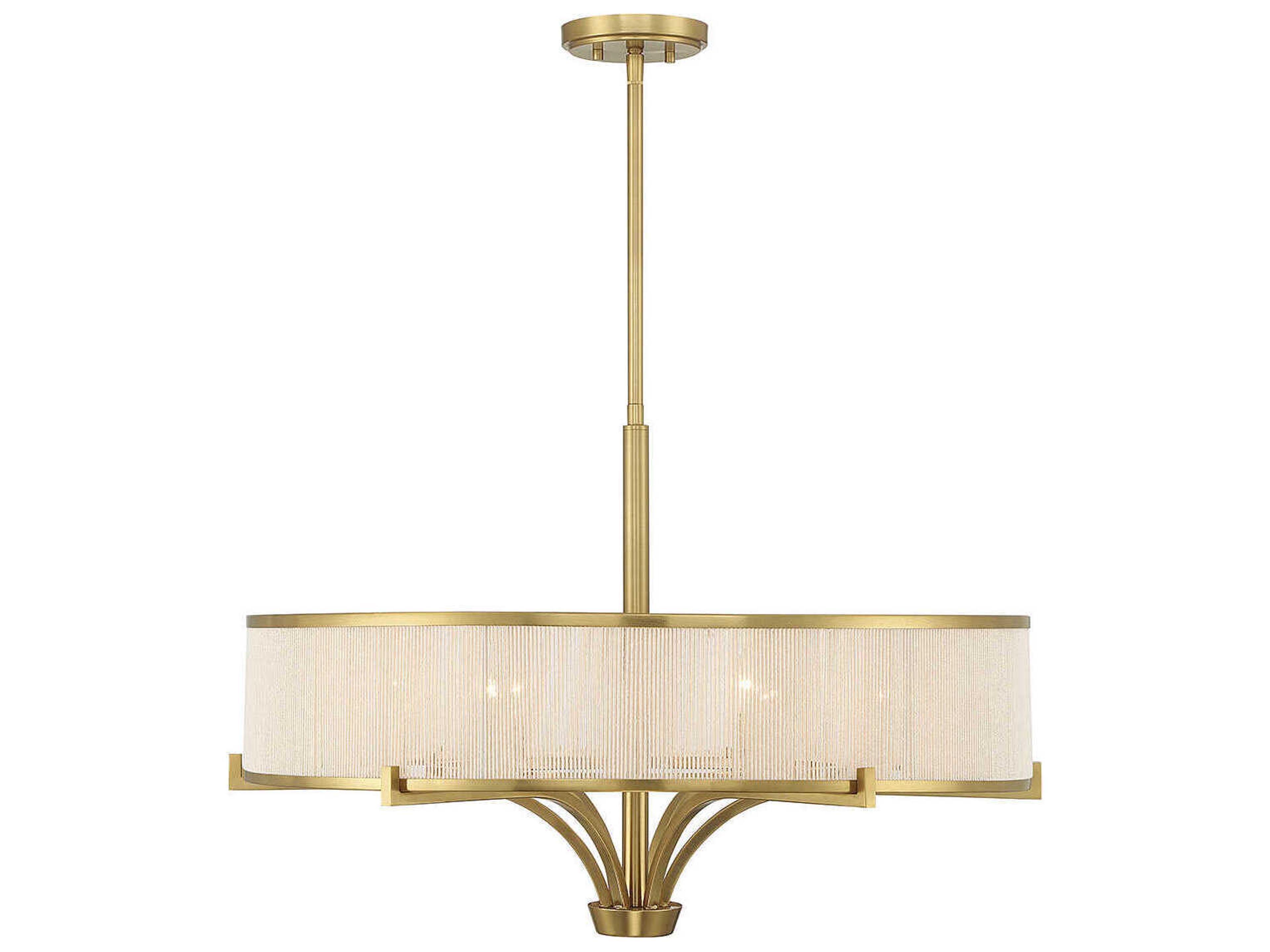Wynwood 6-Light Warm Brass Chandelier