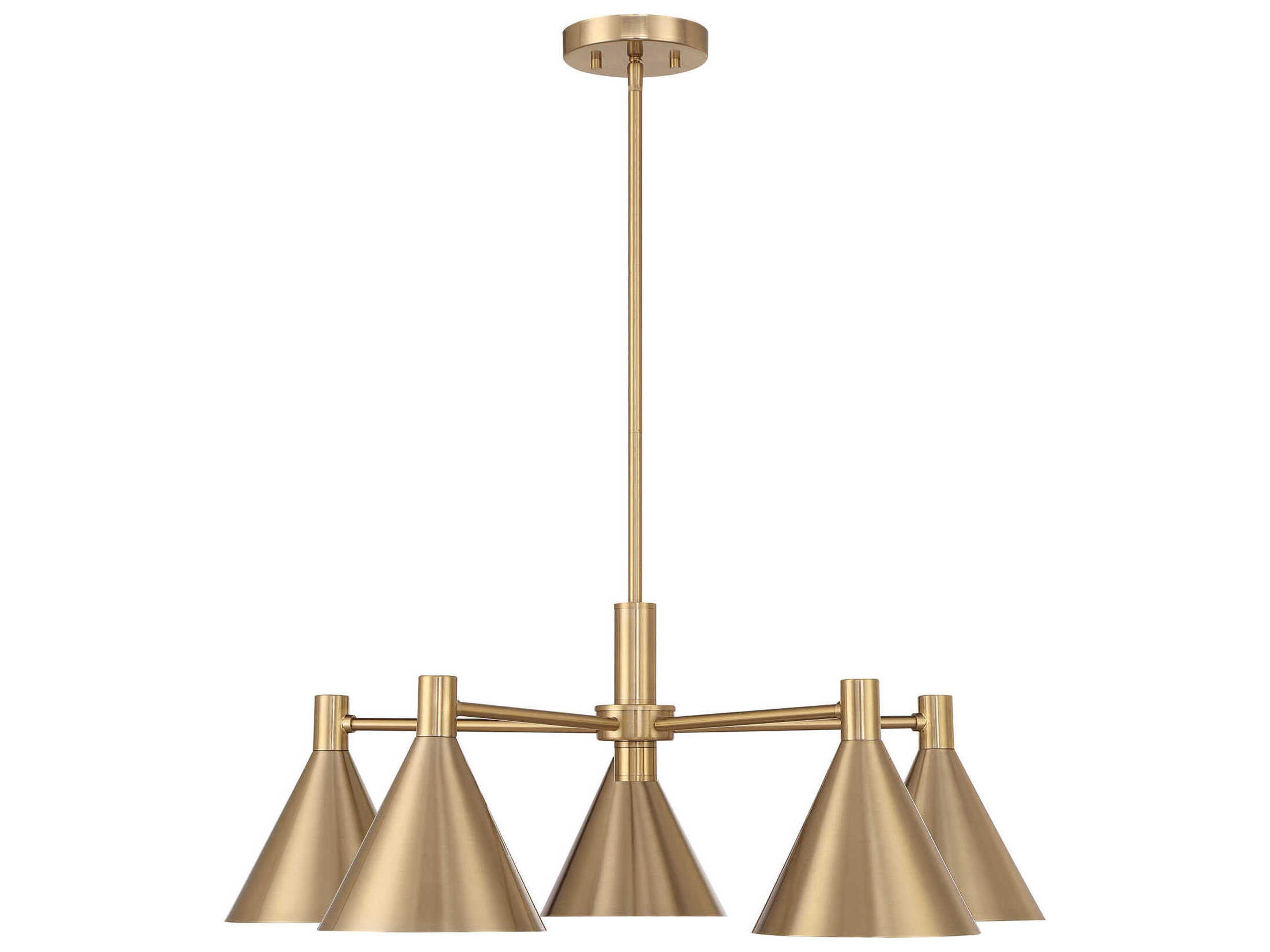 Savoy House Pharos 5-Light Noble Brass Chandelier