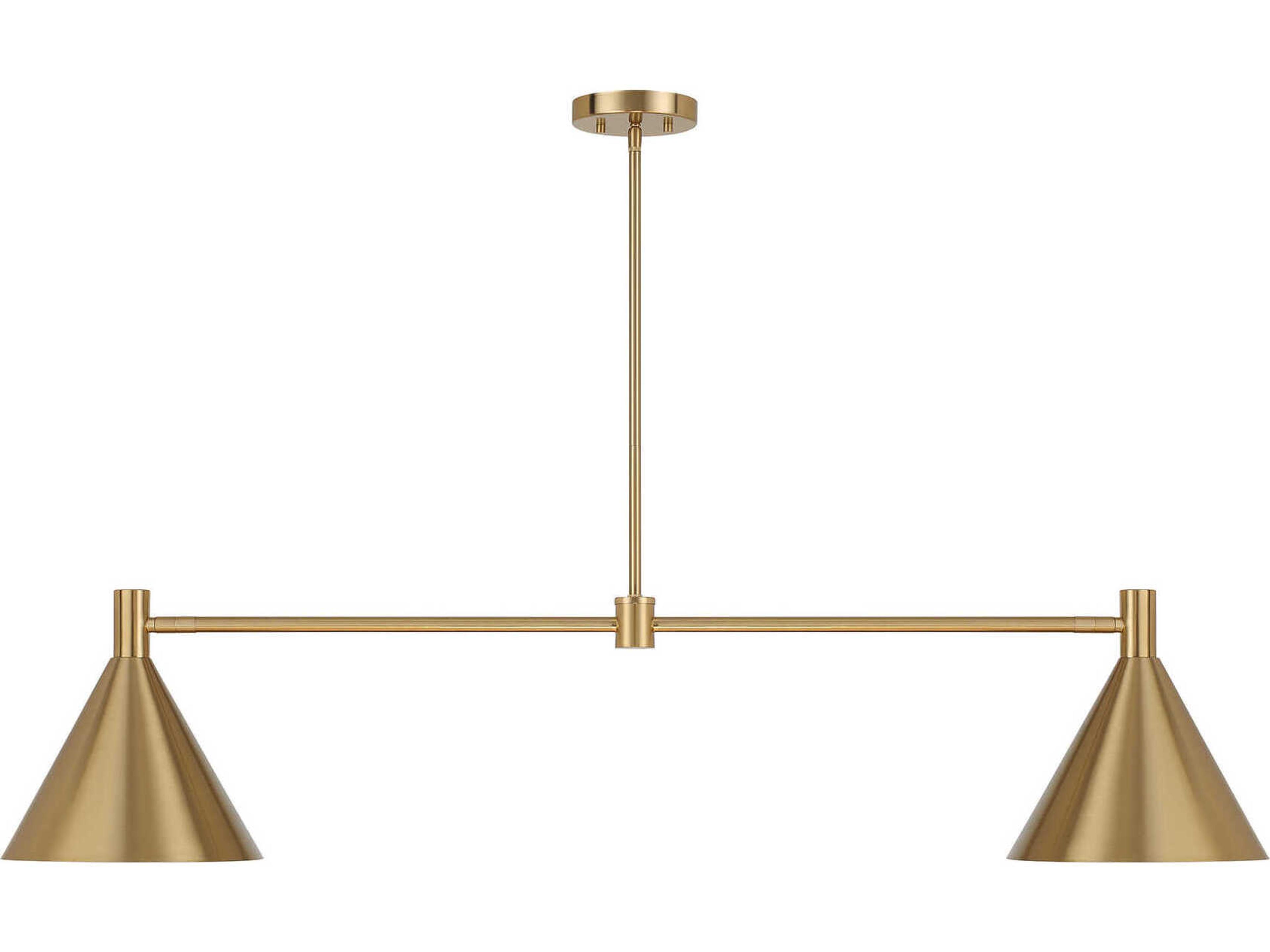 Savoy House Pharos 2-Light Noble Brass Island Pendant