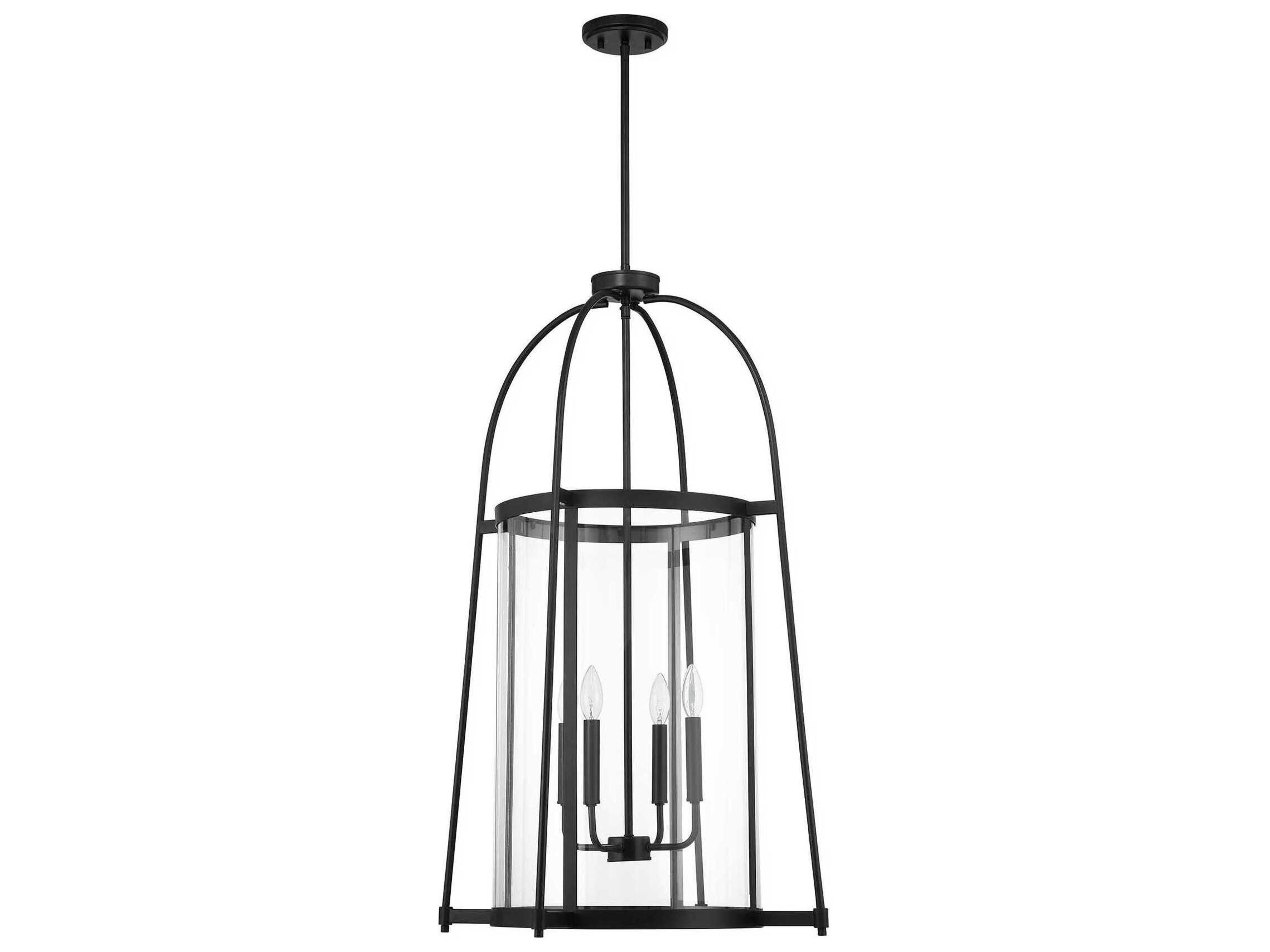 Savoy House Rosedale 4-Light Matte Black Pendant