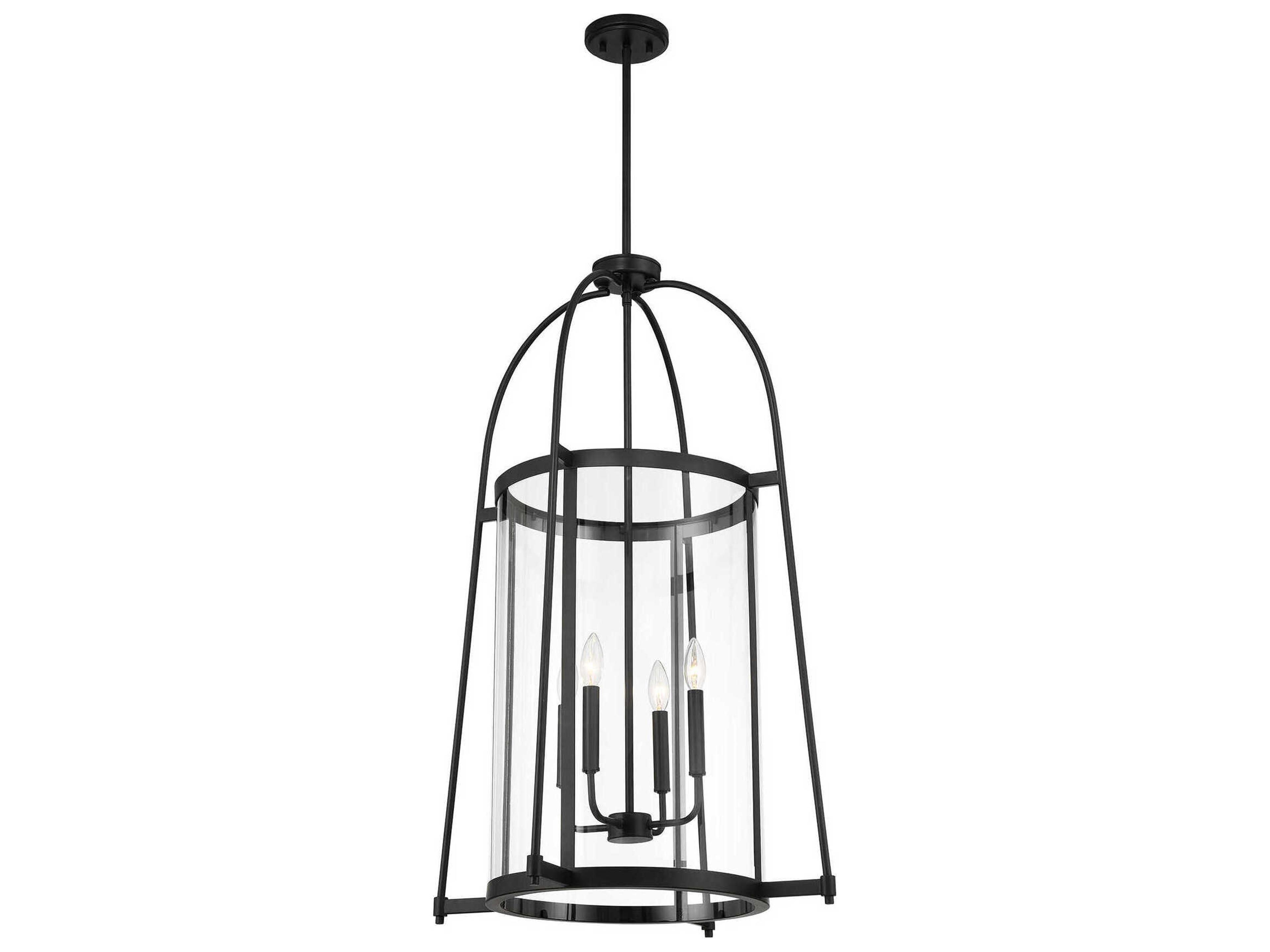 Savoy House Rosedale 4-Light Matte Black Pendant