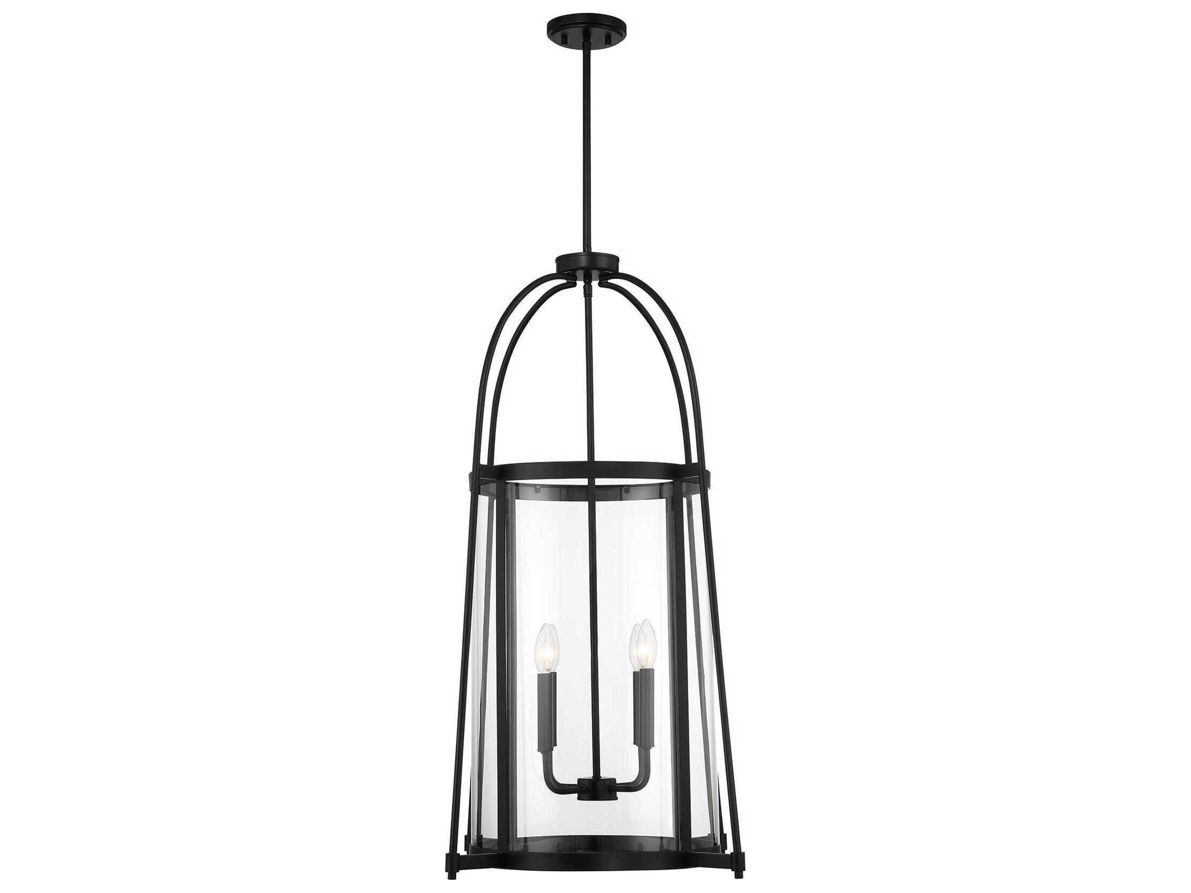 Savoy House Rosedale 4-Light Matte Black Pendant