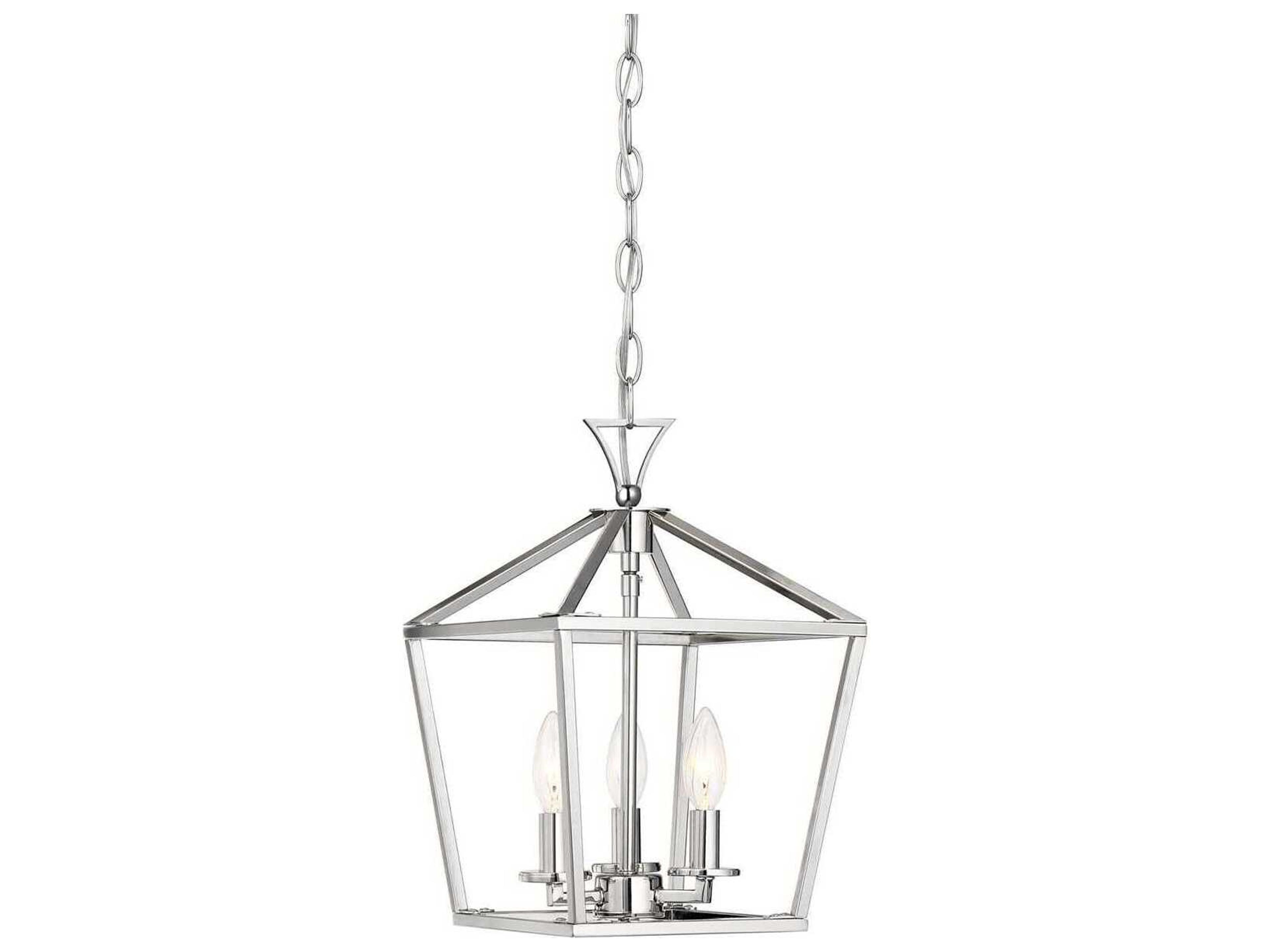 Townsend 3-Light Polished Nickel Mini Pendant