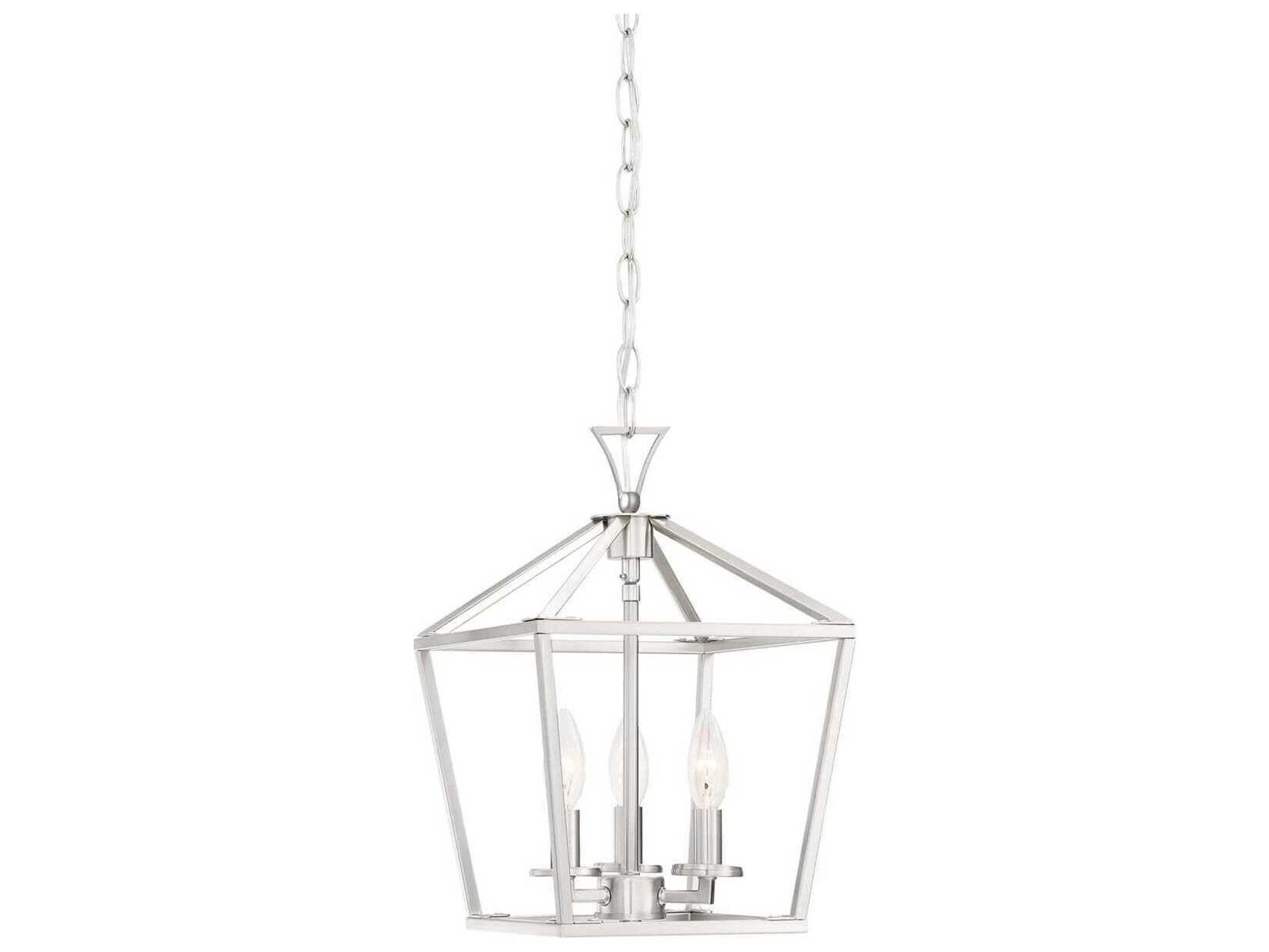 Townsend 3-Light Satin Nickel Mini Pendant