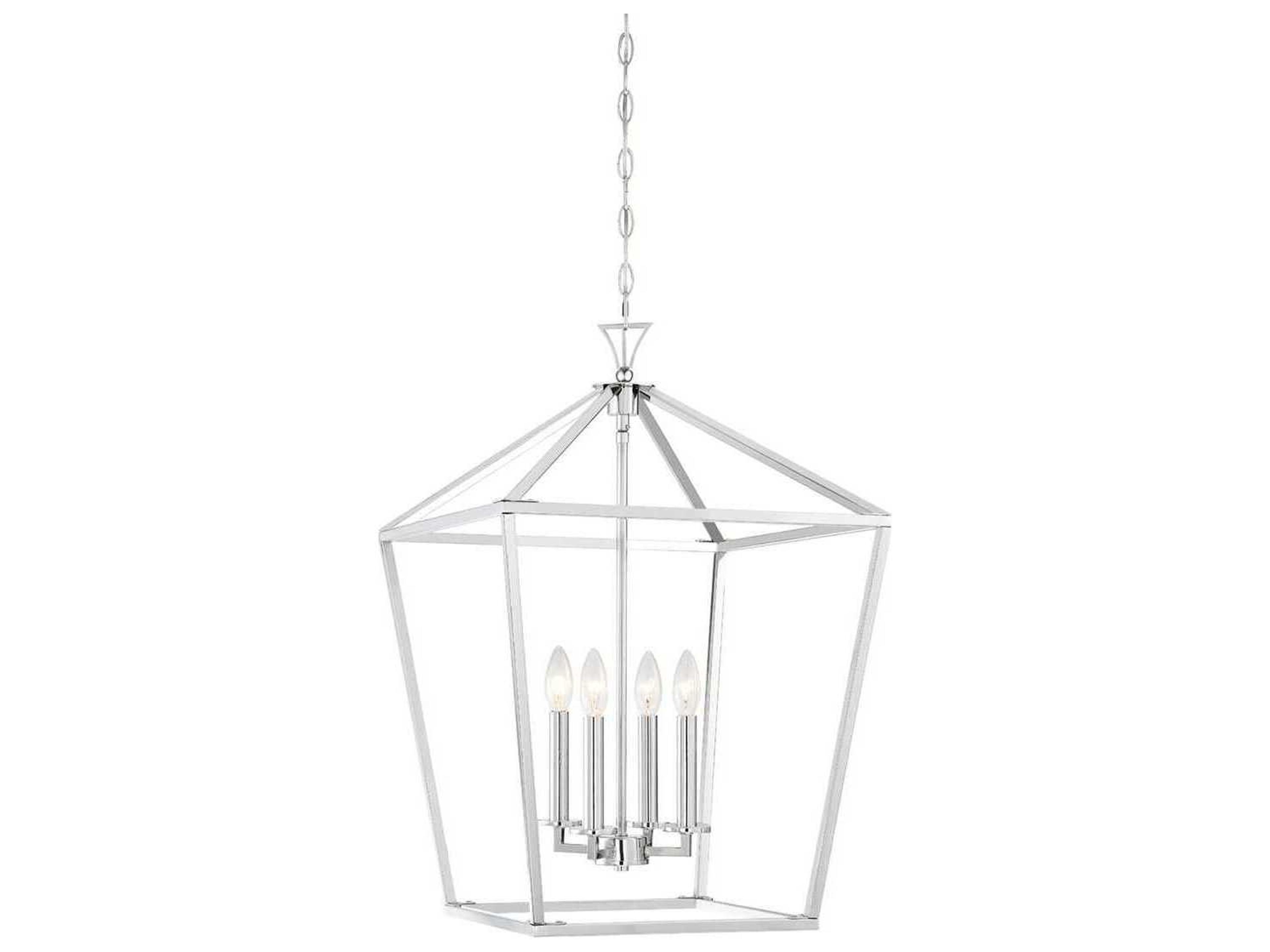 Townsend 4-Light Polished Nickel Pendant