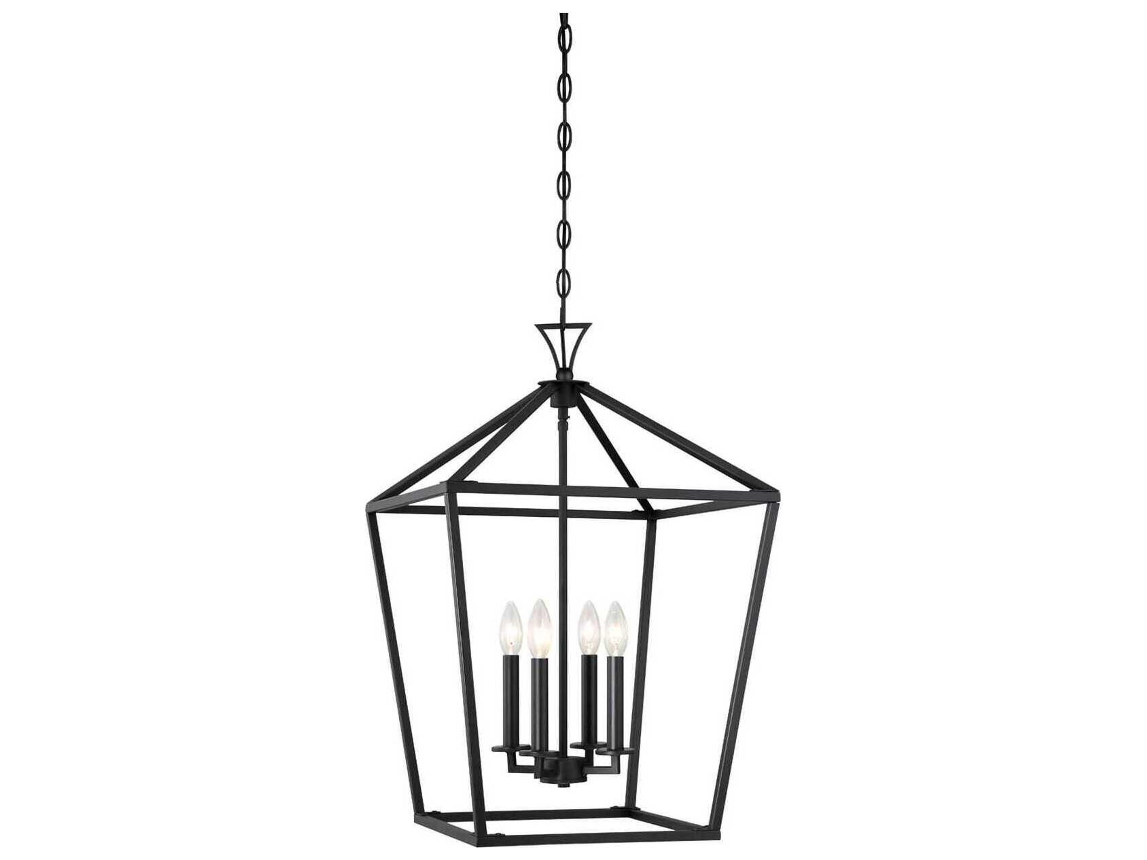 Townsend 4-Light Matte Black Pendant