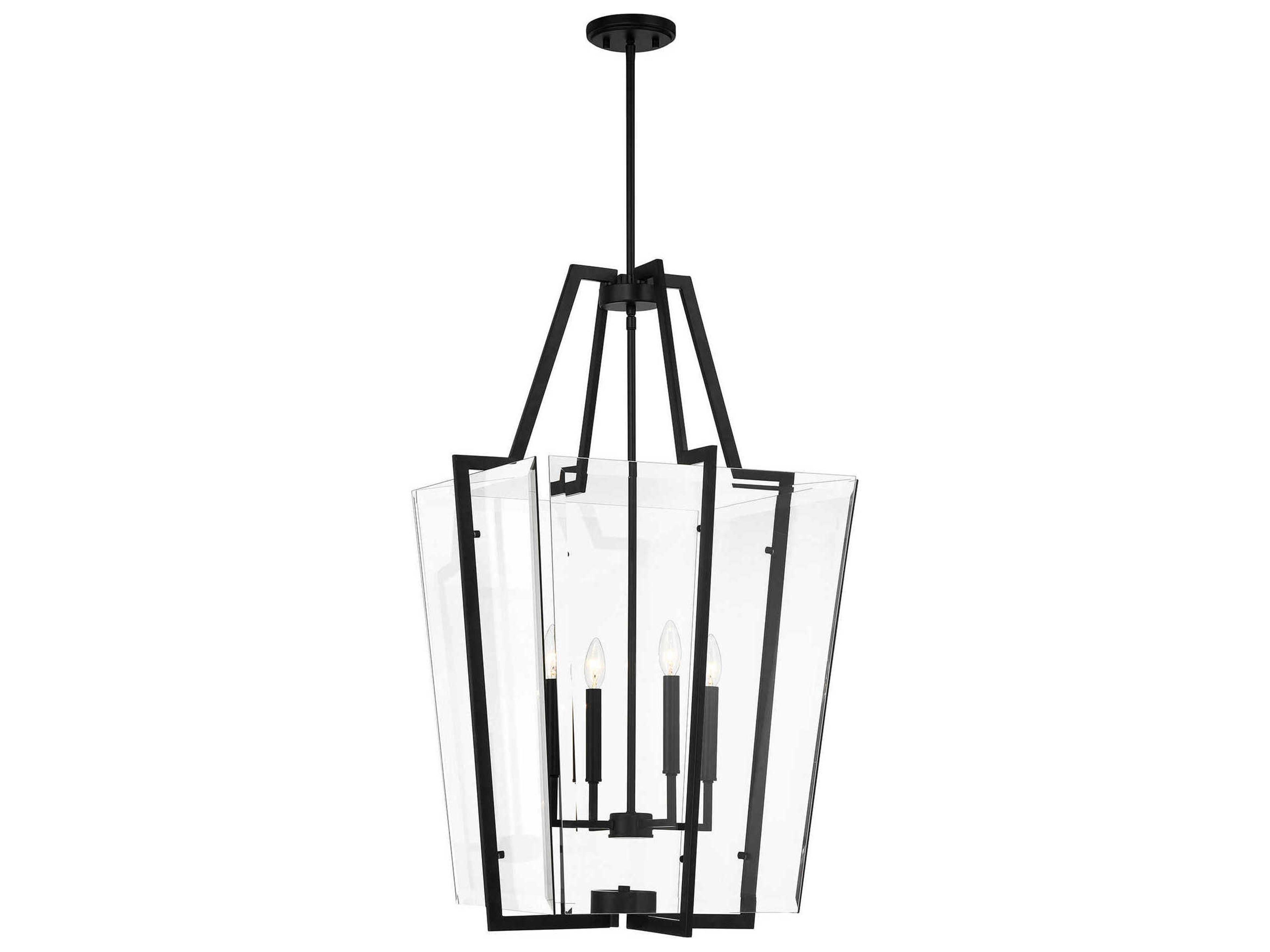 Farell 4-Light Matte Black Pendant