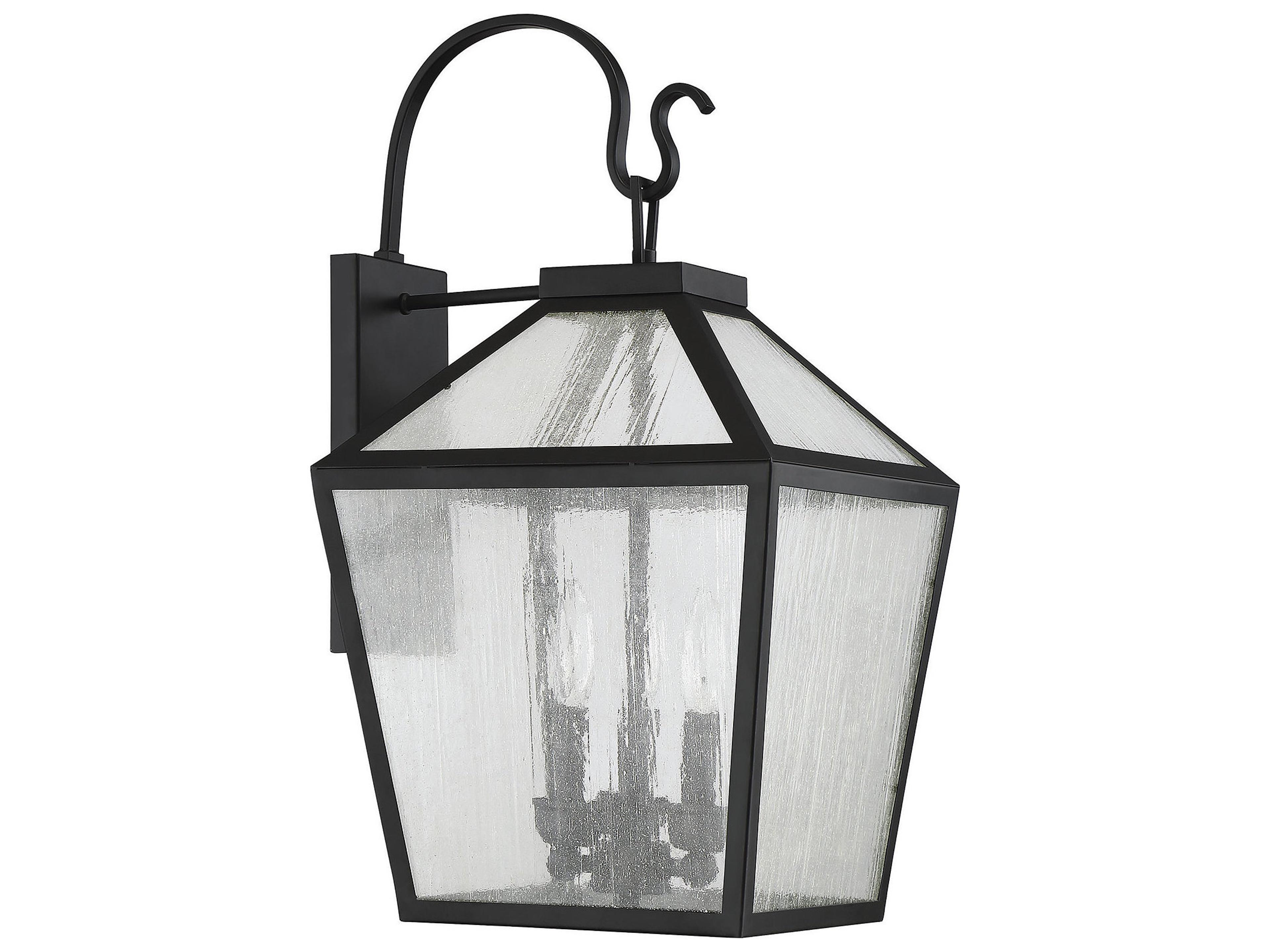 Savoy House Woodstock 3 - Light Glass Outdoor Wall Light