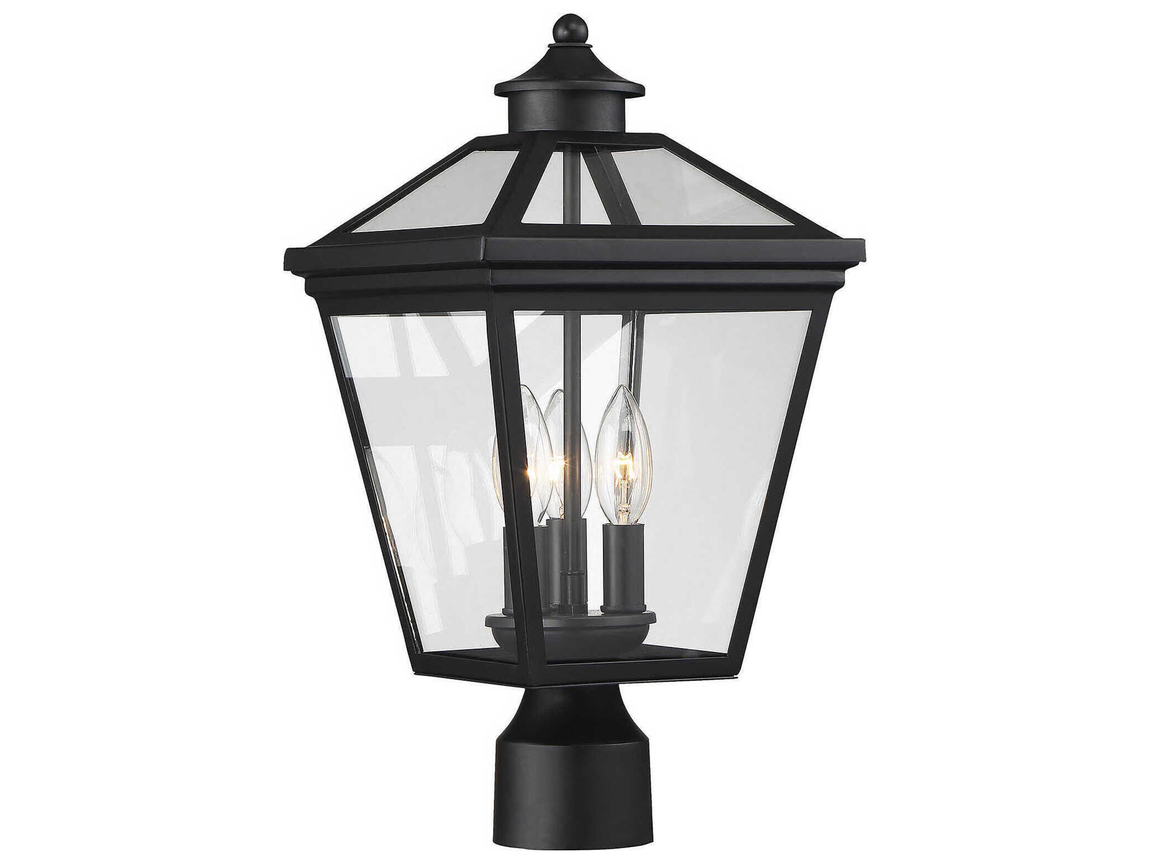 Savoy House Ellijay 3 - Light Outdoor Post Light