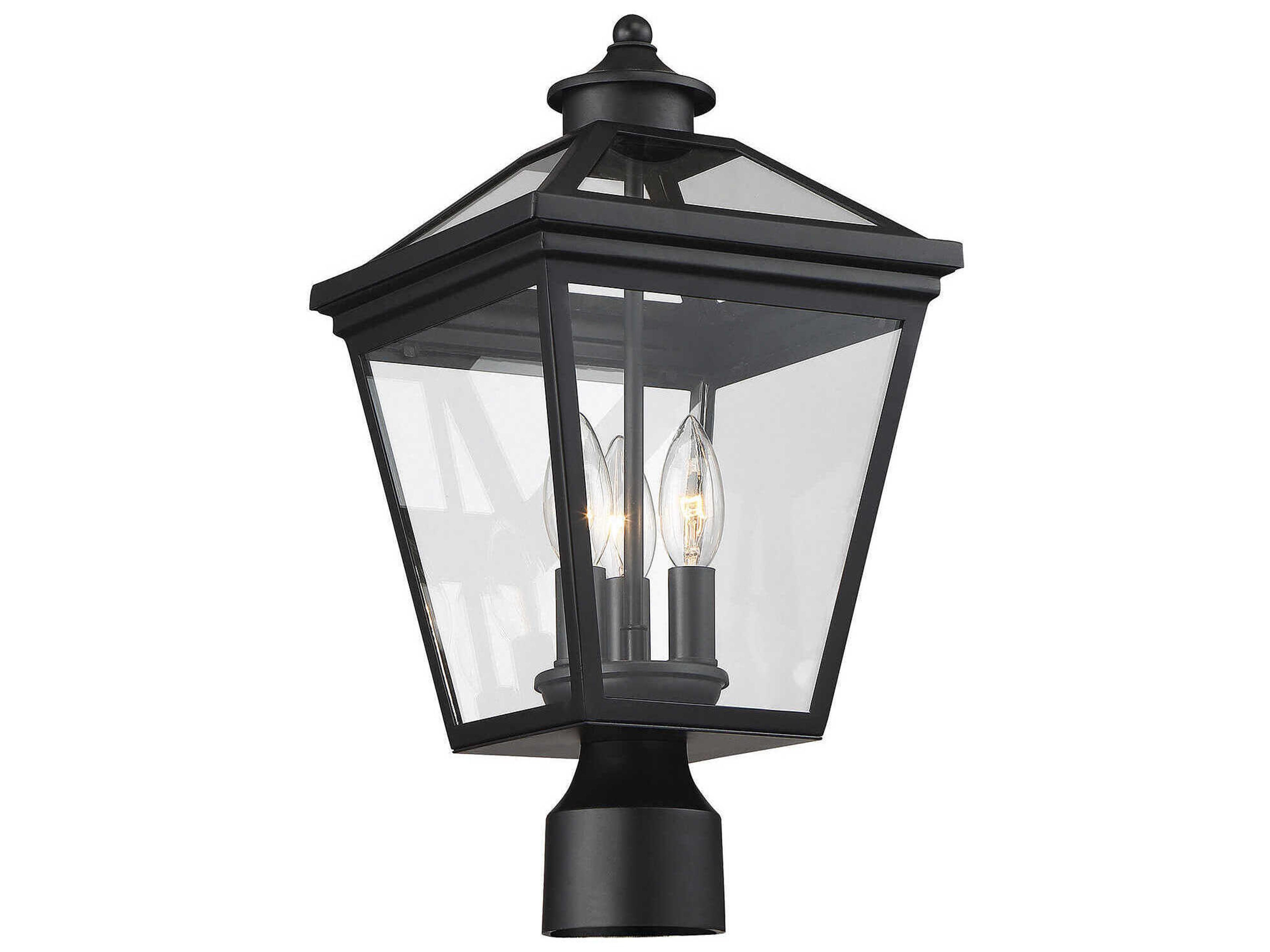 Savoy House Ellijay 3 - Light Outdoor Post Light