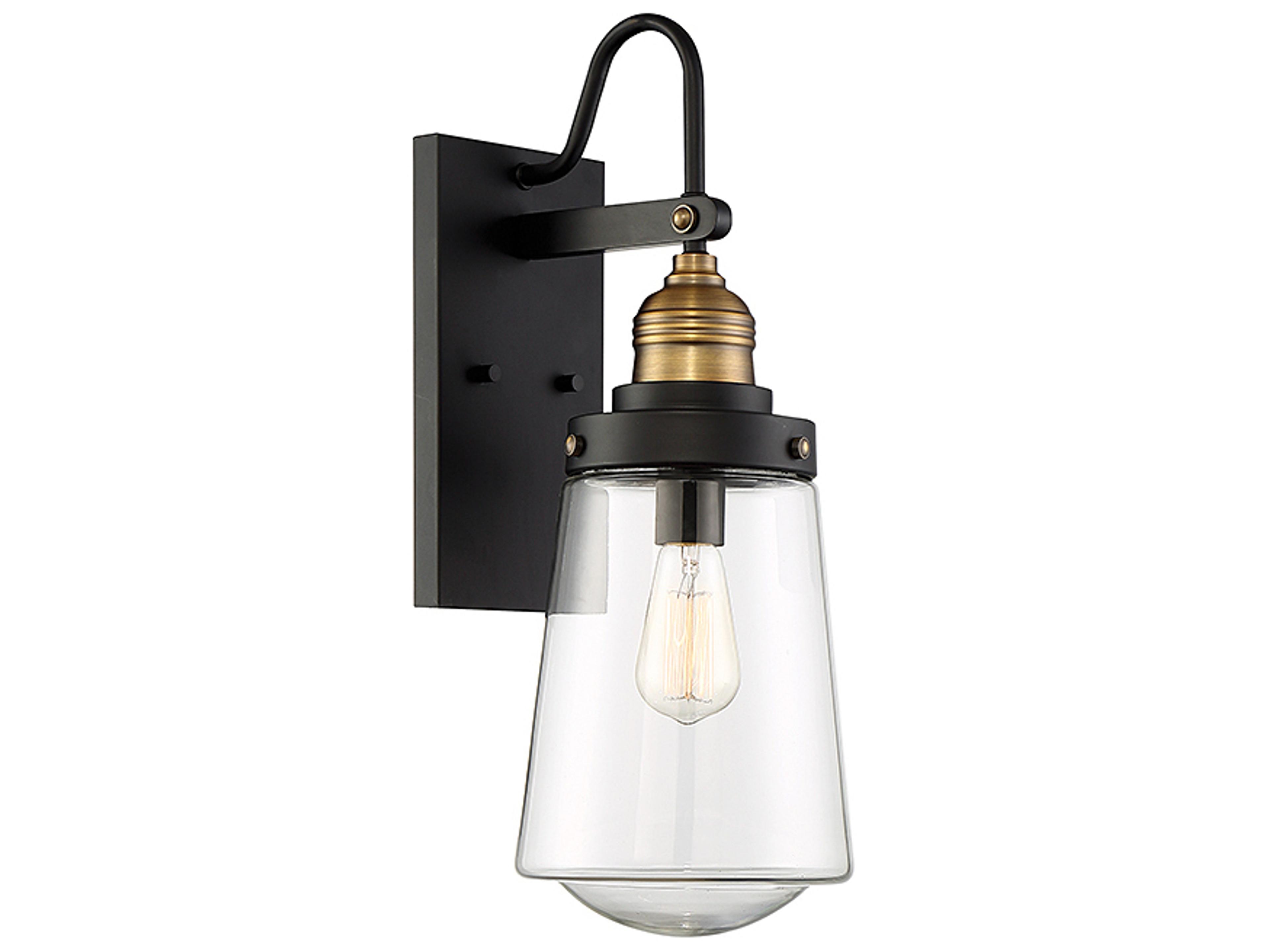 Savoy House Macauley 1 - Light Glass Outdoor Wall Light