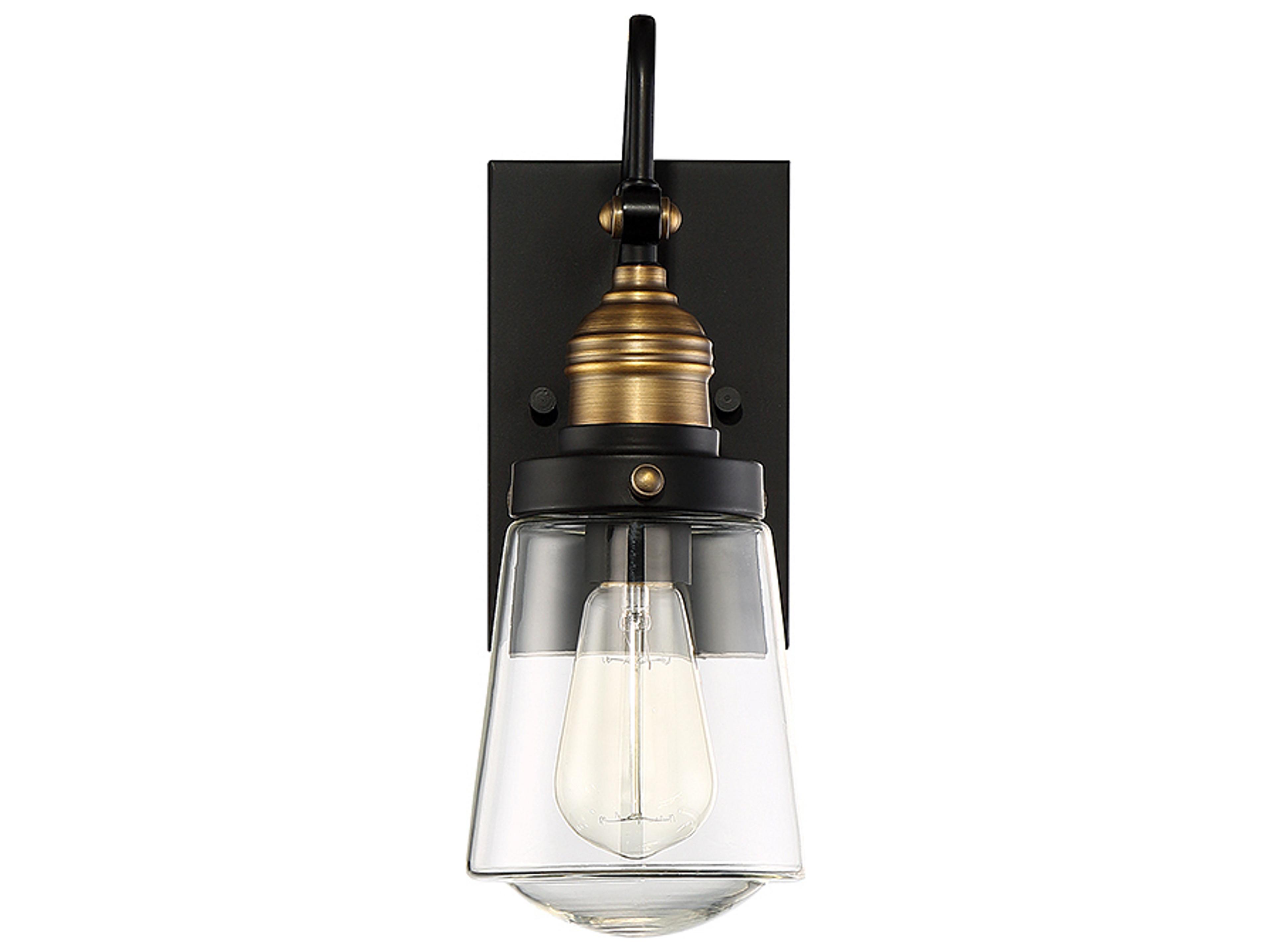 Savoy House Macauley 1 - Light Glass Outdoor Wall Light