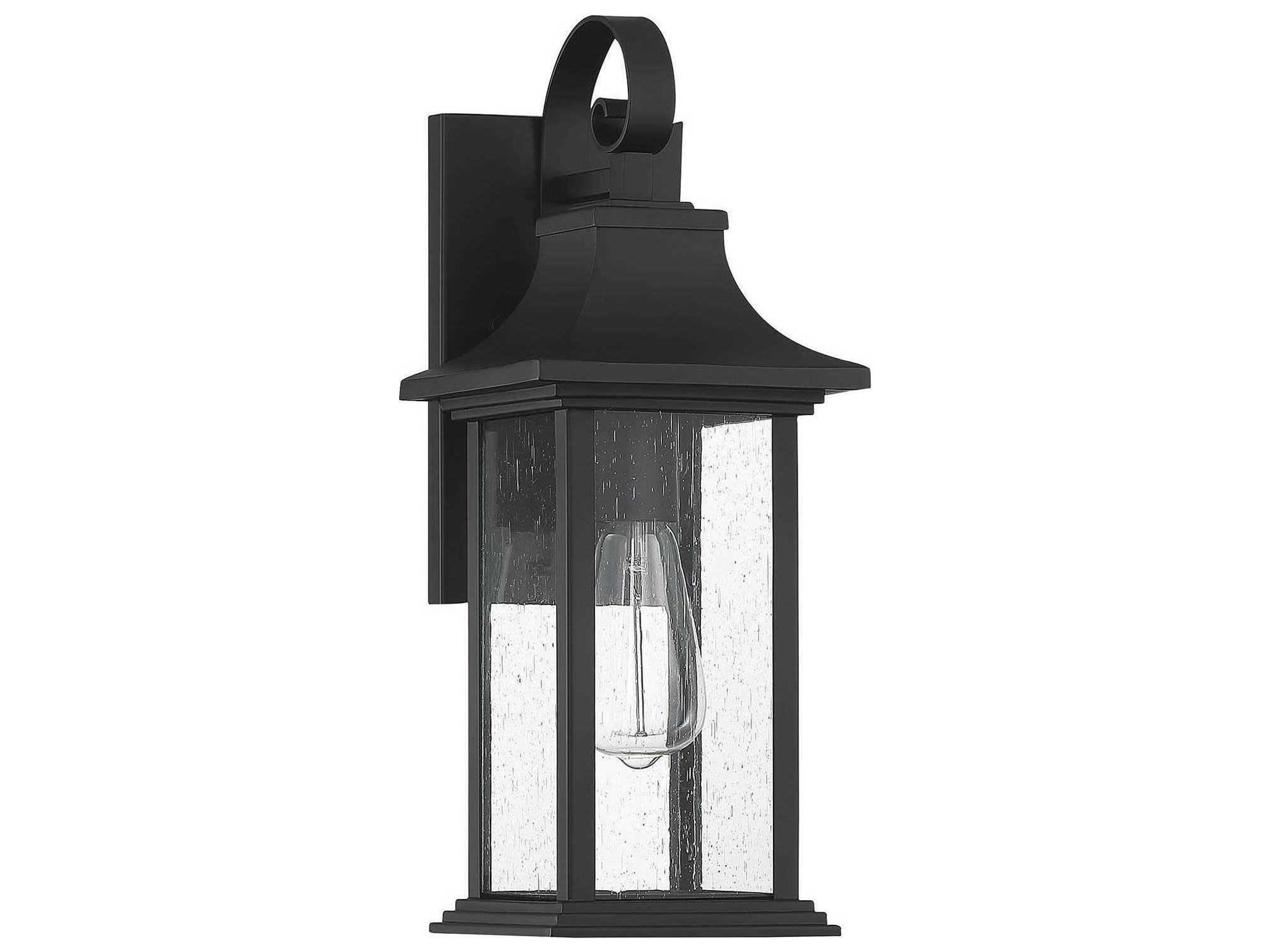 Savoy House Hancock 1 - Light Glass Outdoor Wall Light