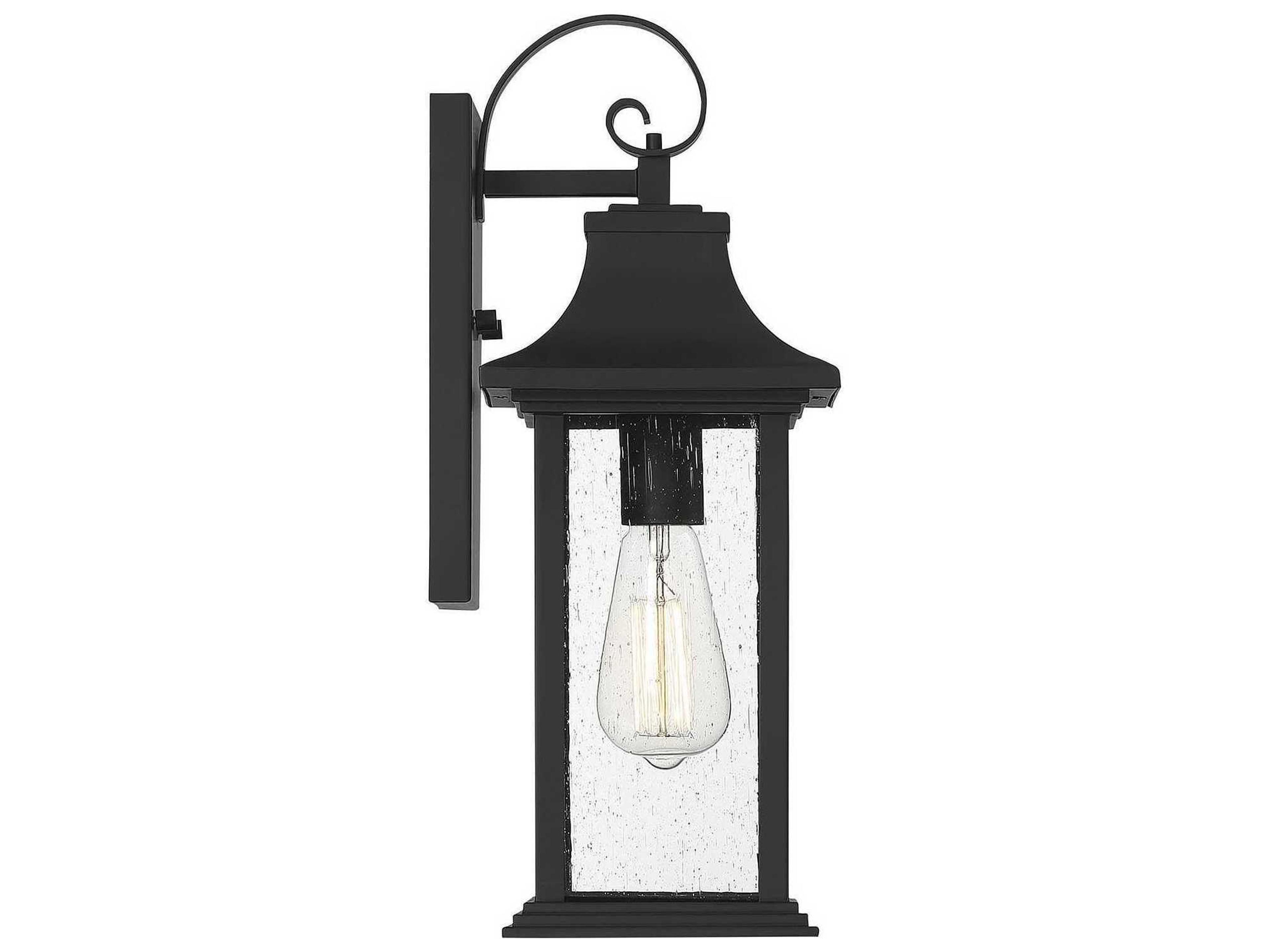 Savoy House Hancock 1 - Light Glass Outdoor Wall Light