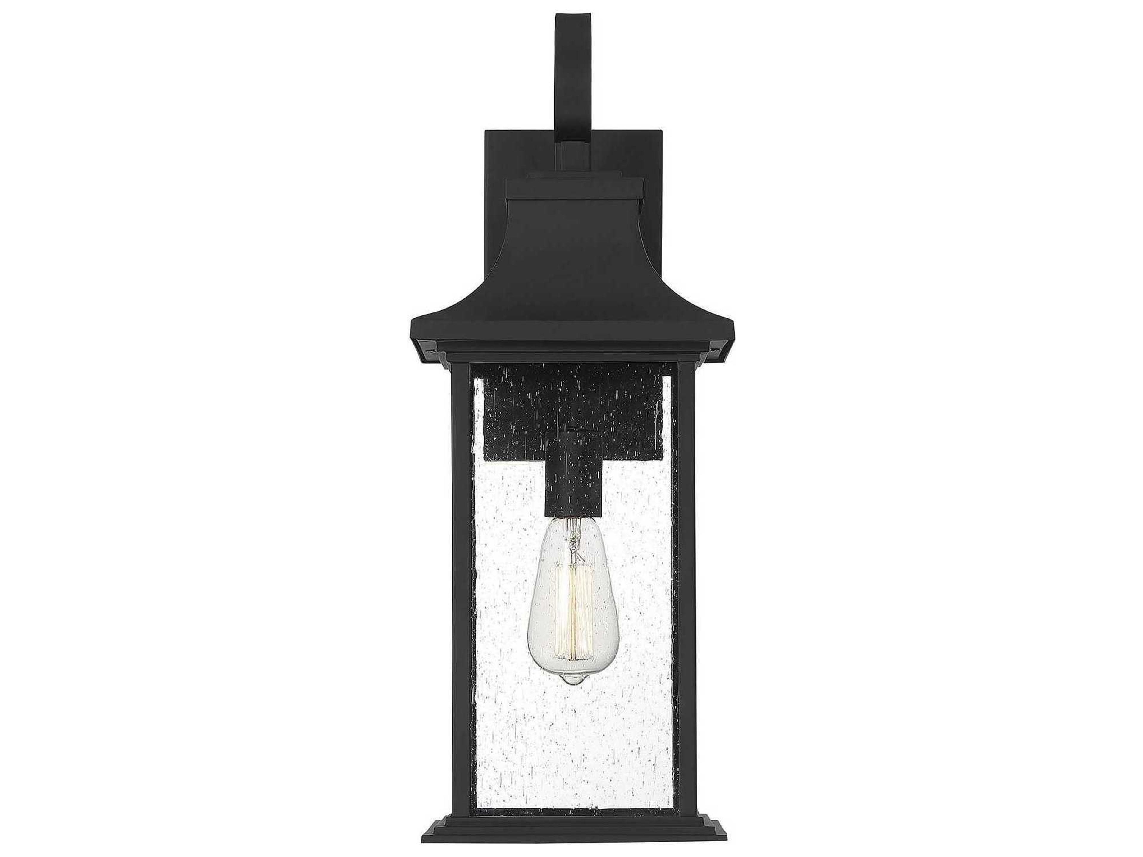 Savoy House Hancock 1 - Light Glass Outdoor Wall Light