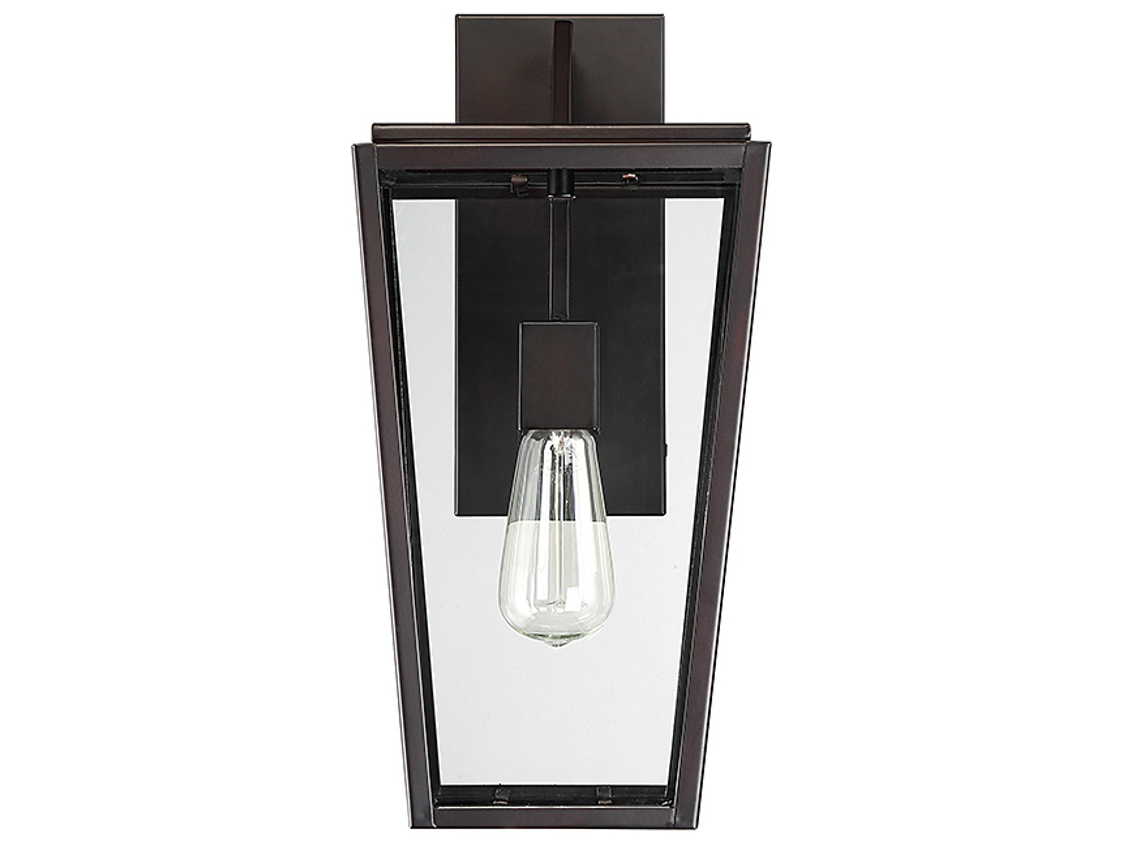 Savoy House Milton 1 - Light Glass Outdoor Wall Light