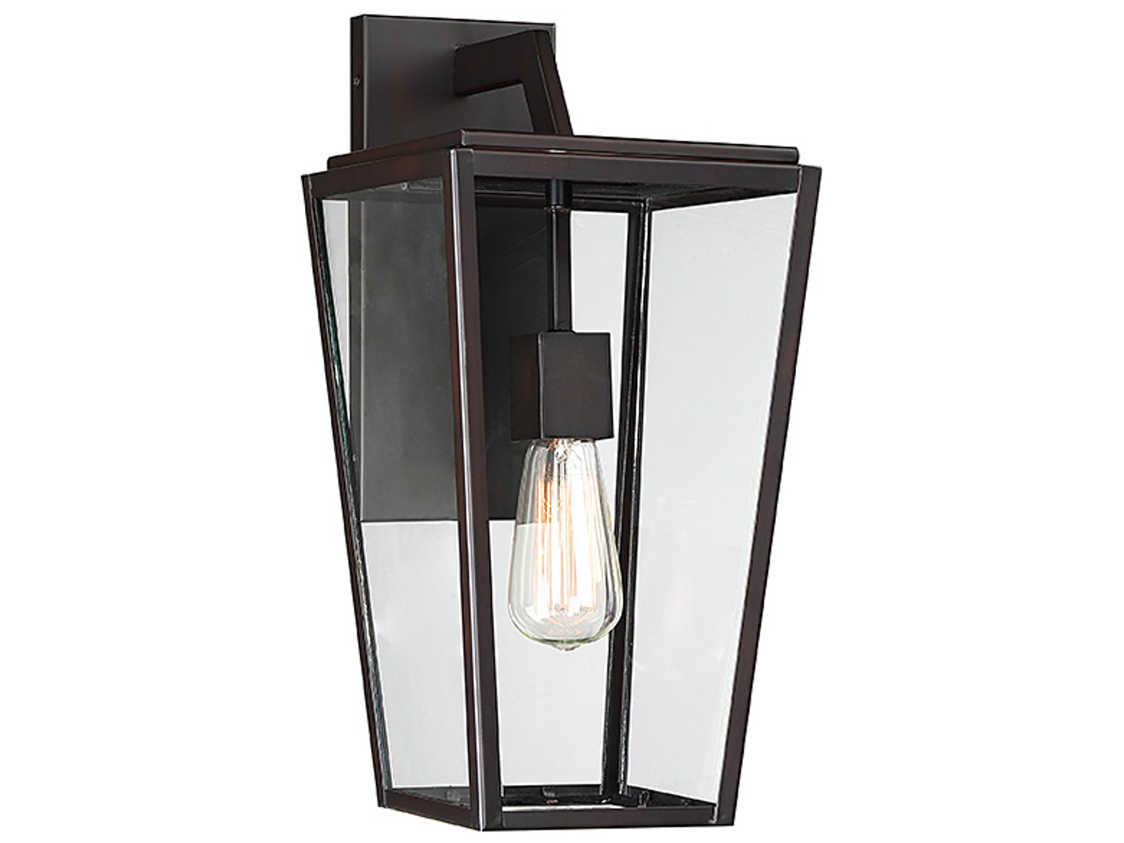 Savoy House Milton 1 - Light Glass Outdoor Wall Light