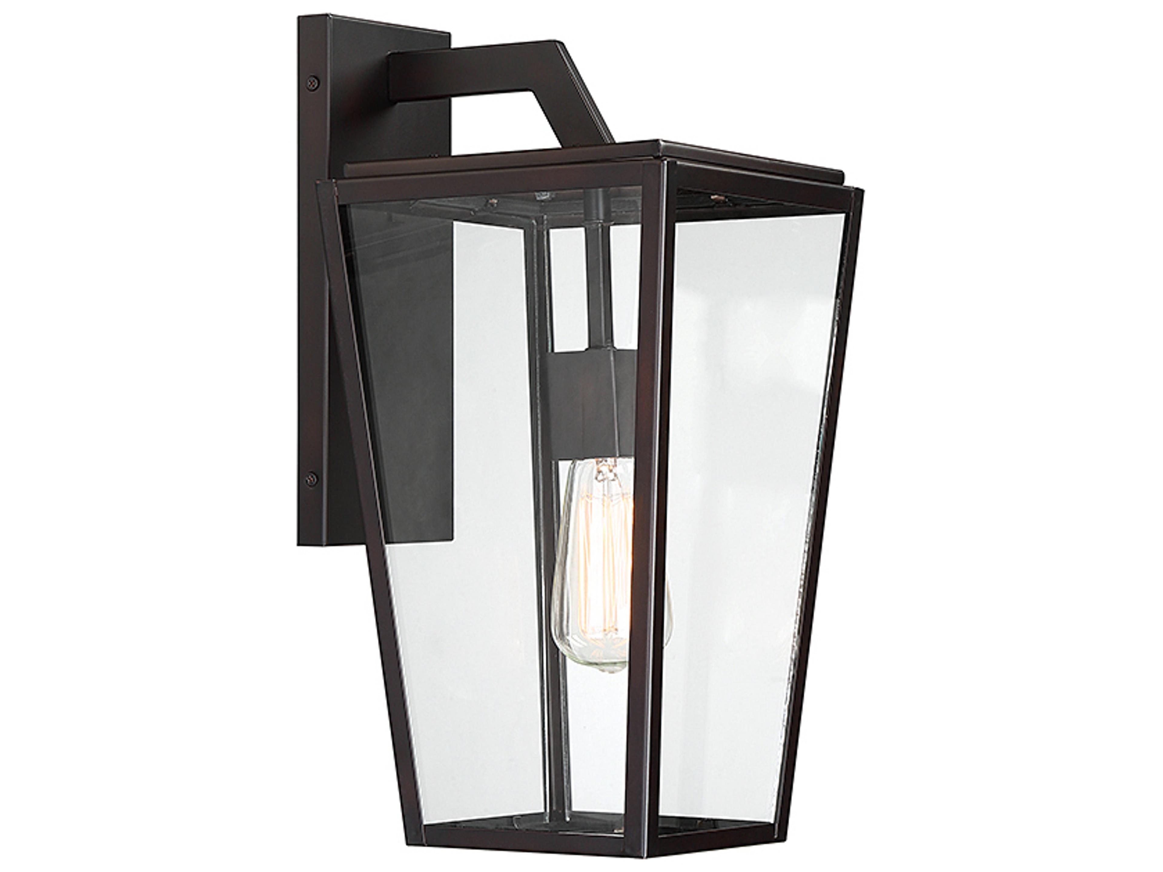 Savoy House Milton 1 - Light Glass Outdoor Wall Light