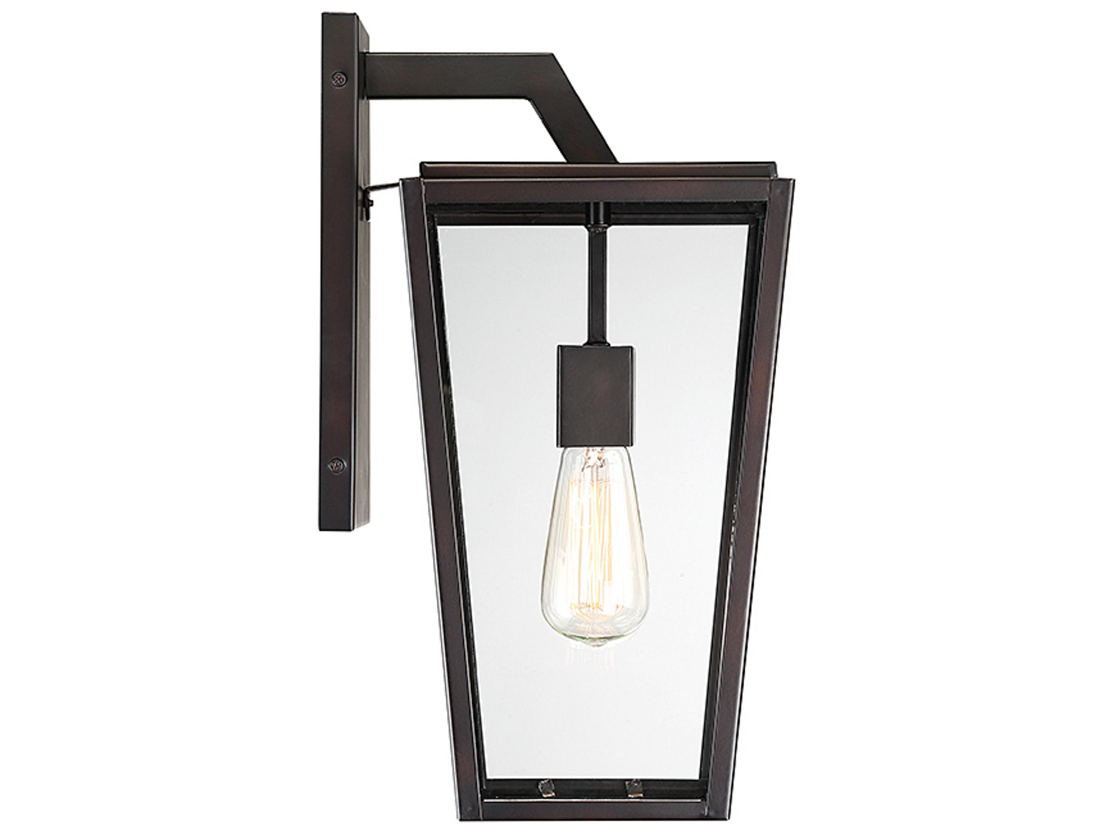 Savoy House Milton 1 - Light Glass Outdoor Wall Light