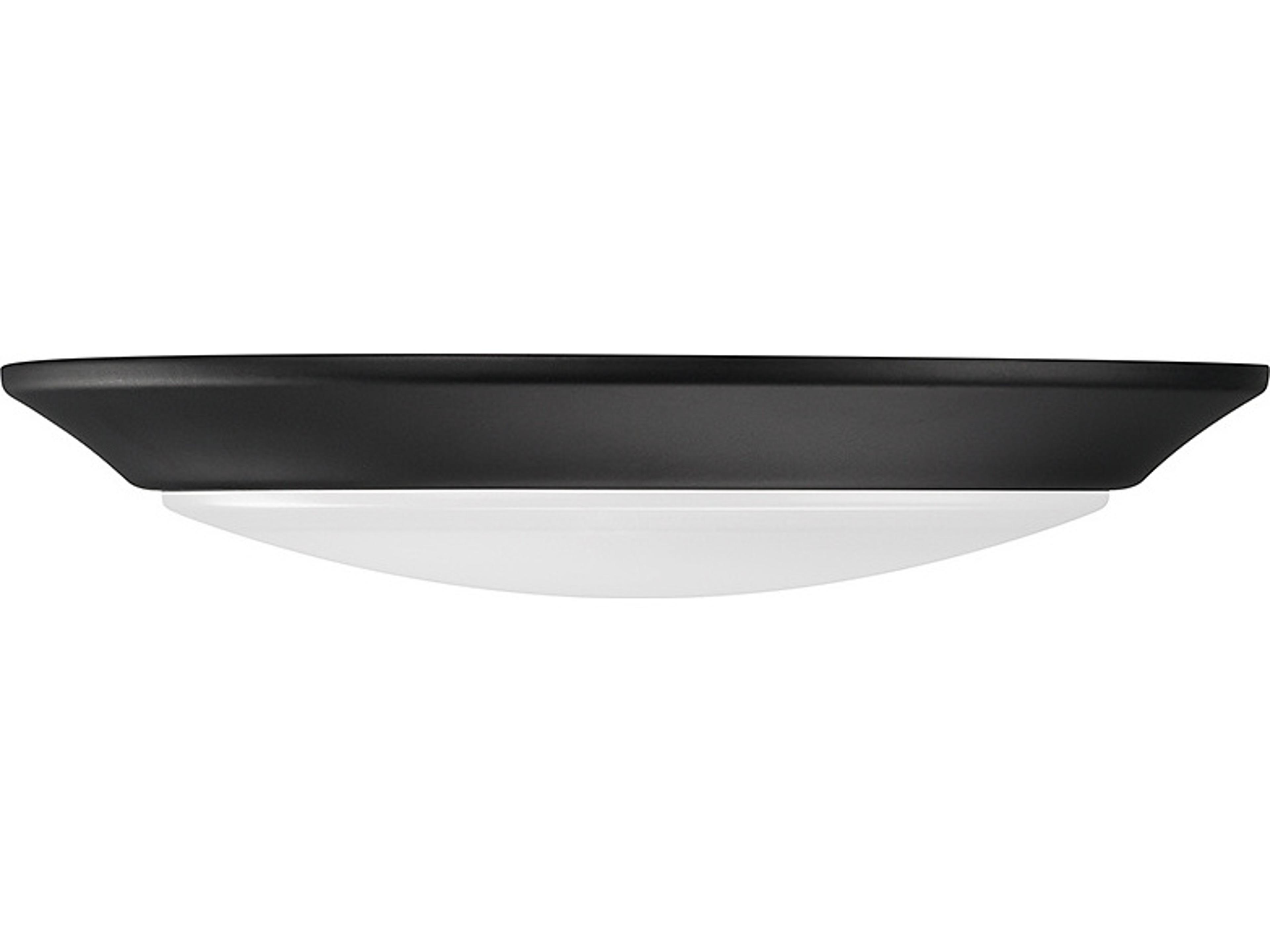 Savoy House 1-Light Matte Black Geometric Flush Mount