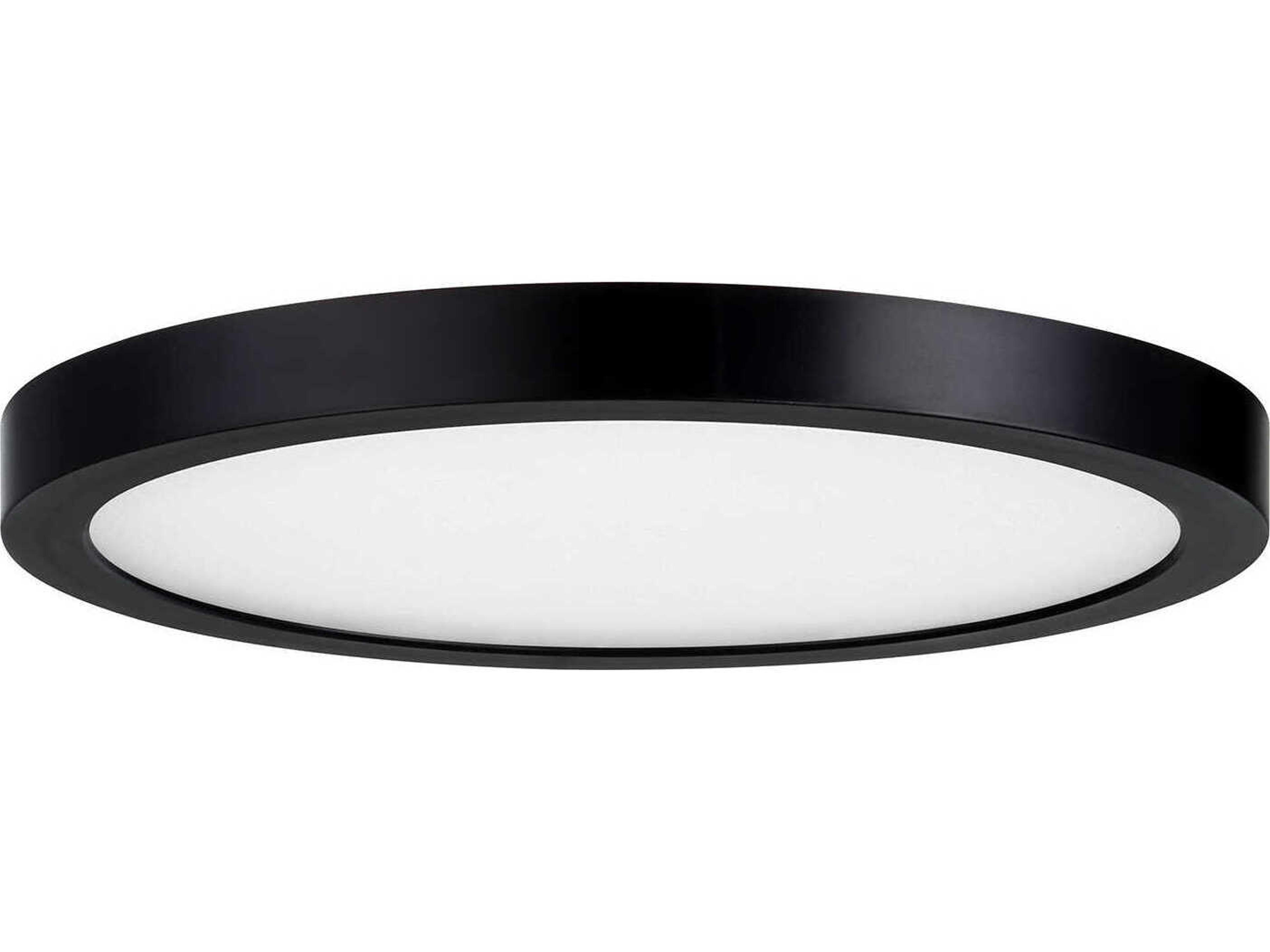 Savoy House 1-Light Black Round Flush Mount