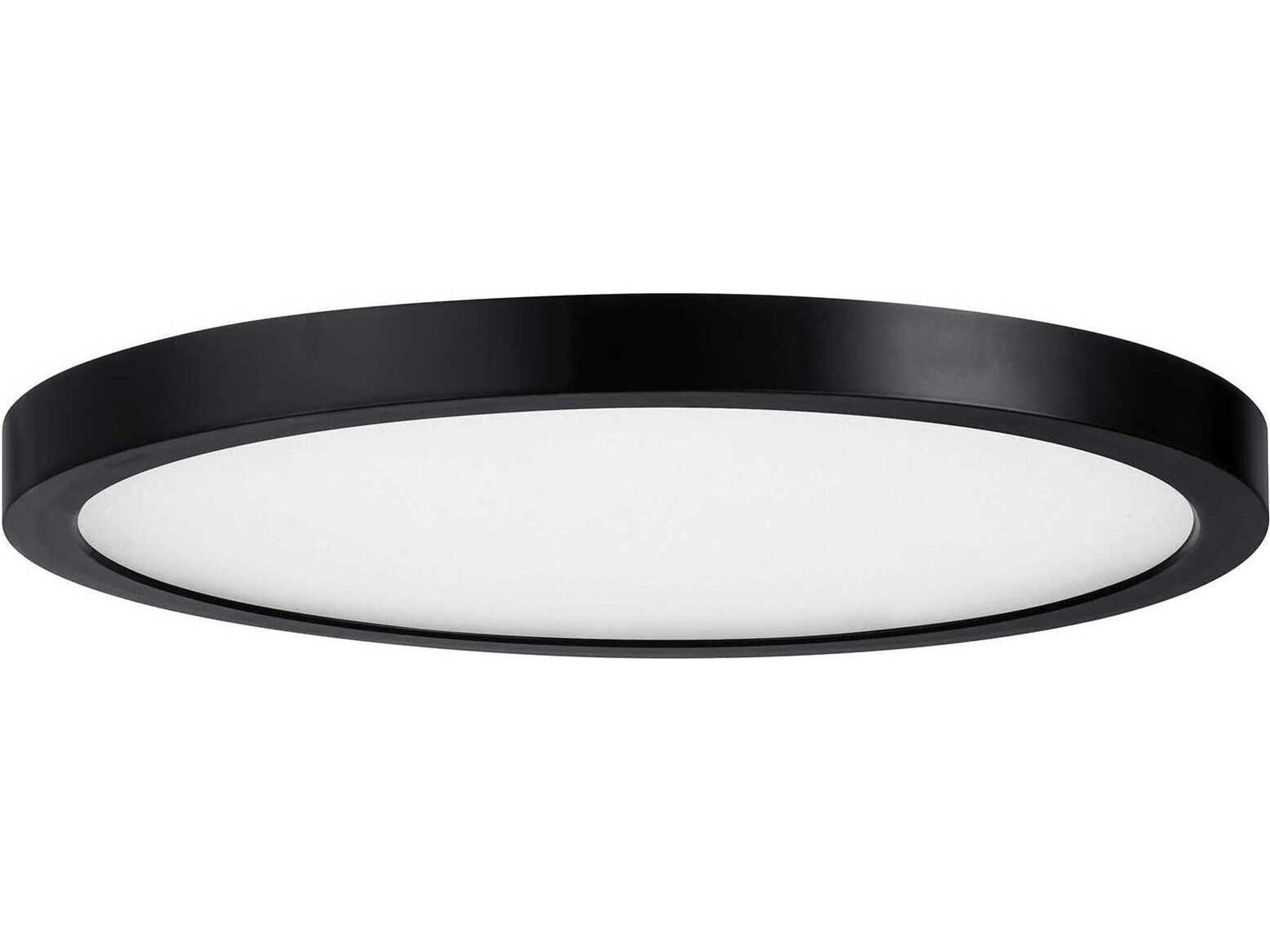 Savoy House 1-Light Black Round Flush Mount