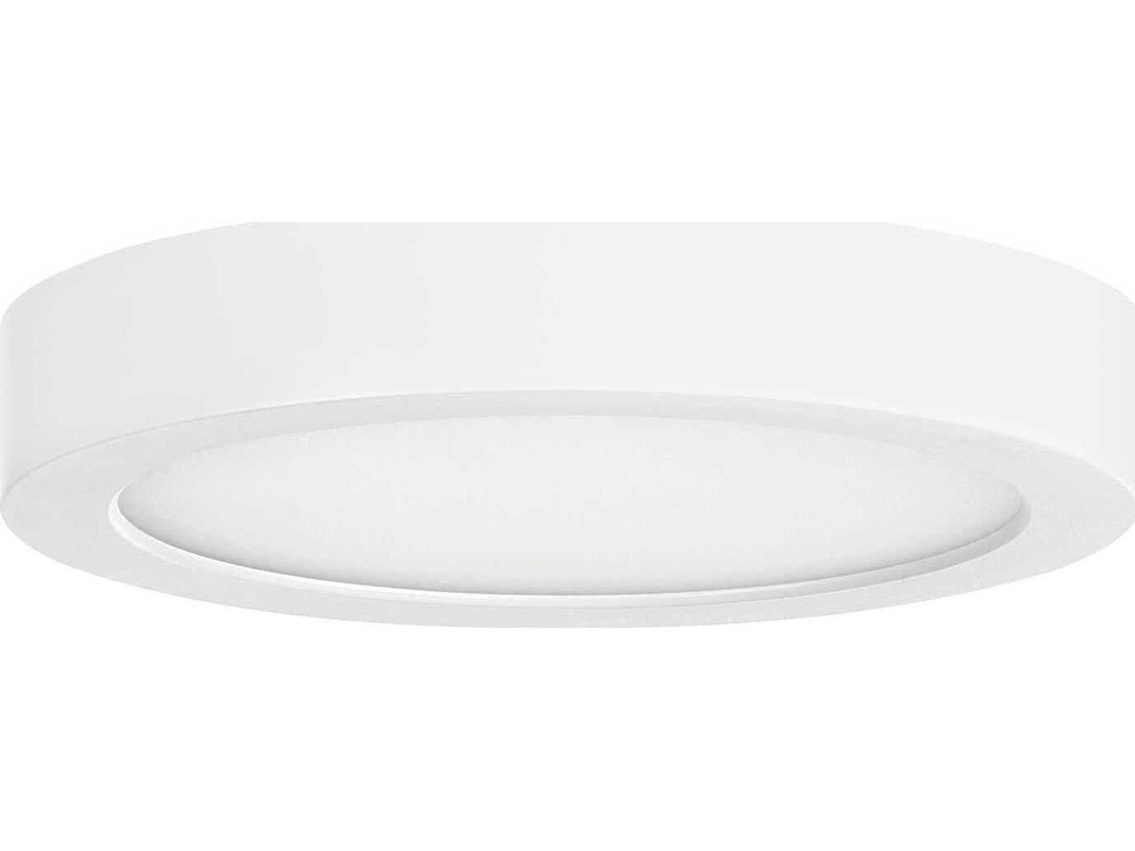 Savoy House 1-Light White Round Flush Mount