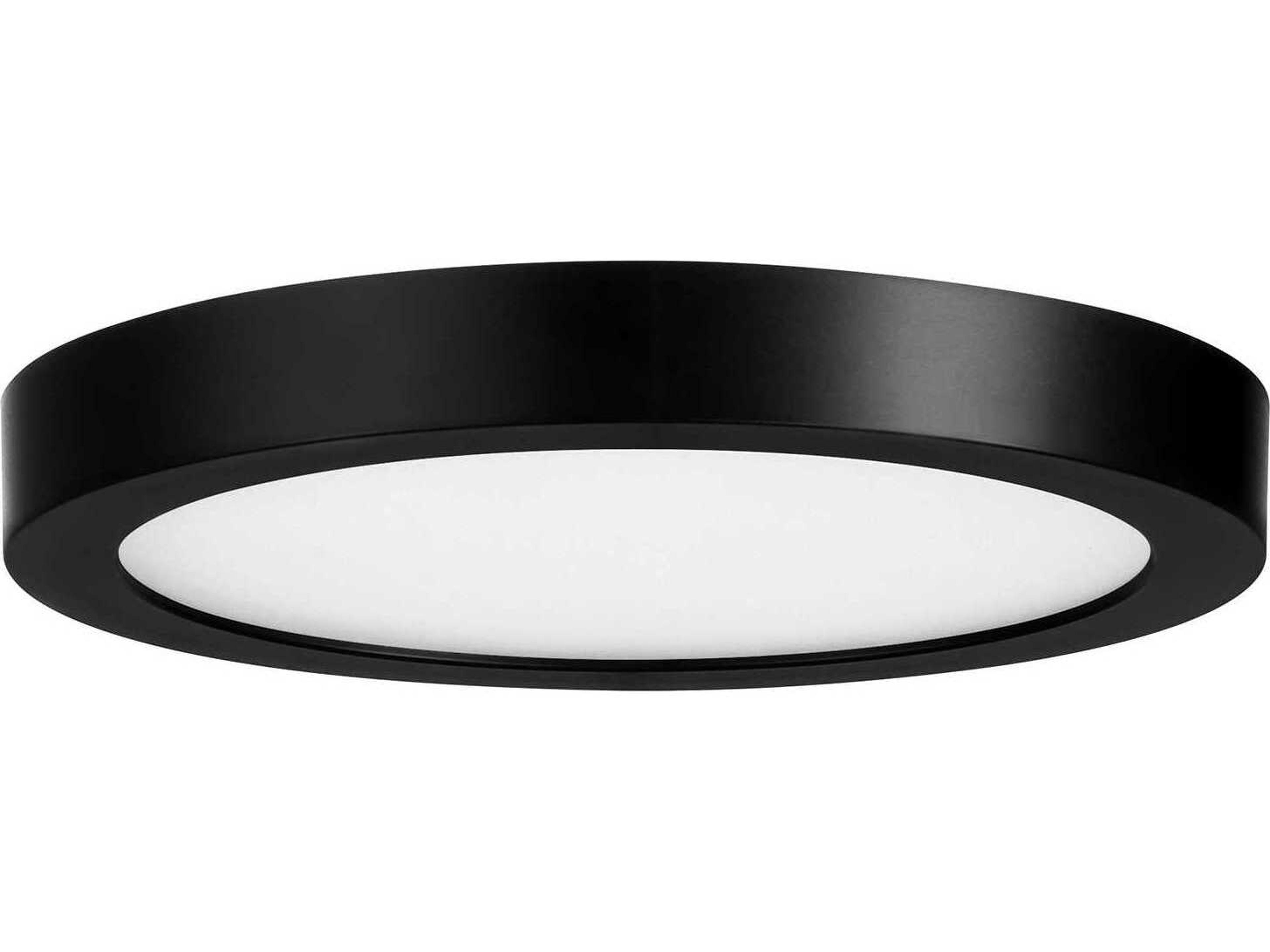 Savoy House 1-Light Black Round Flush Mount